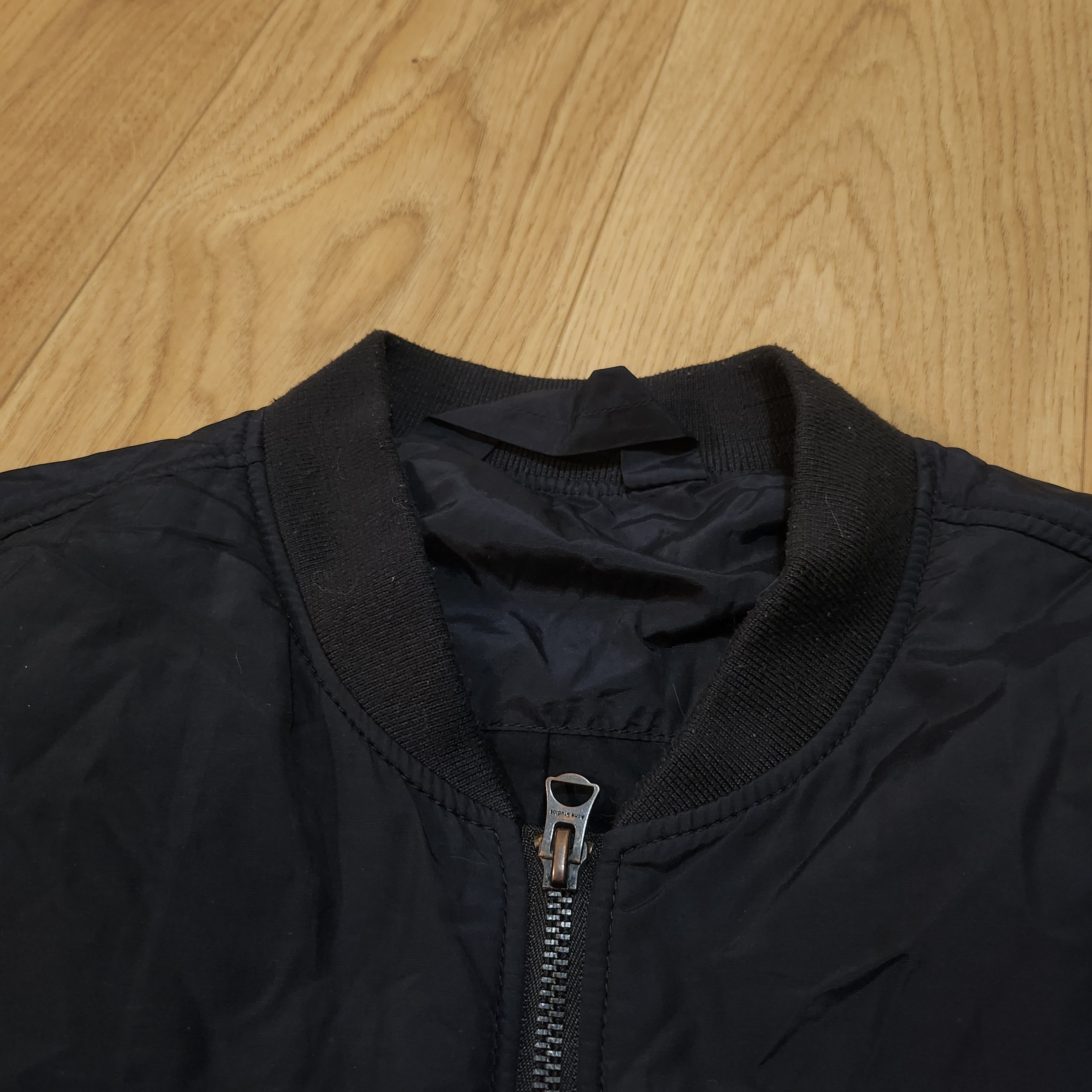Acne Studios Acne Studios Silas PSS15 Light Black Nylon Bomber