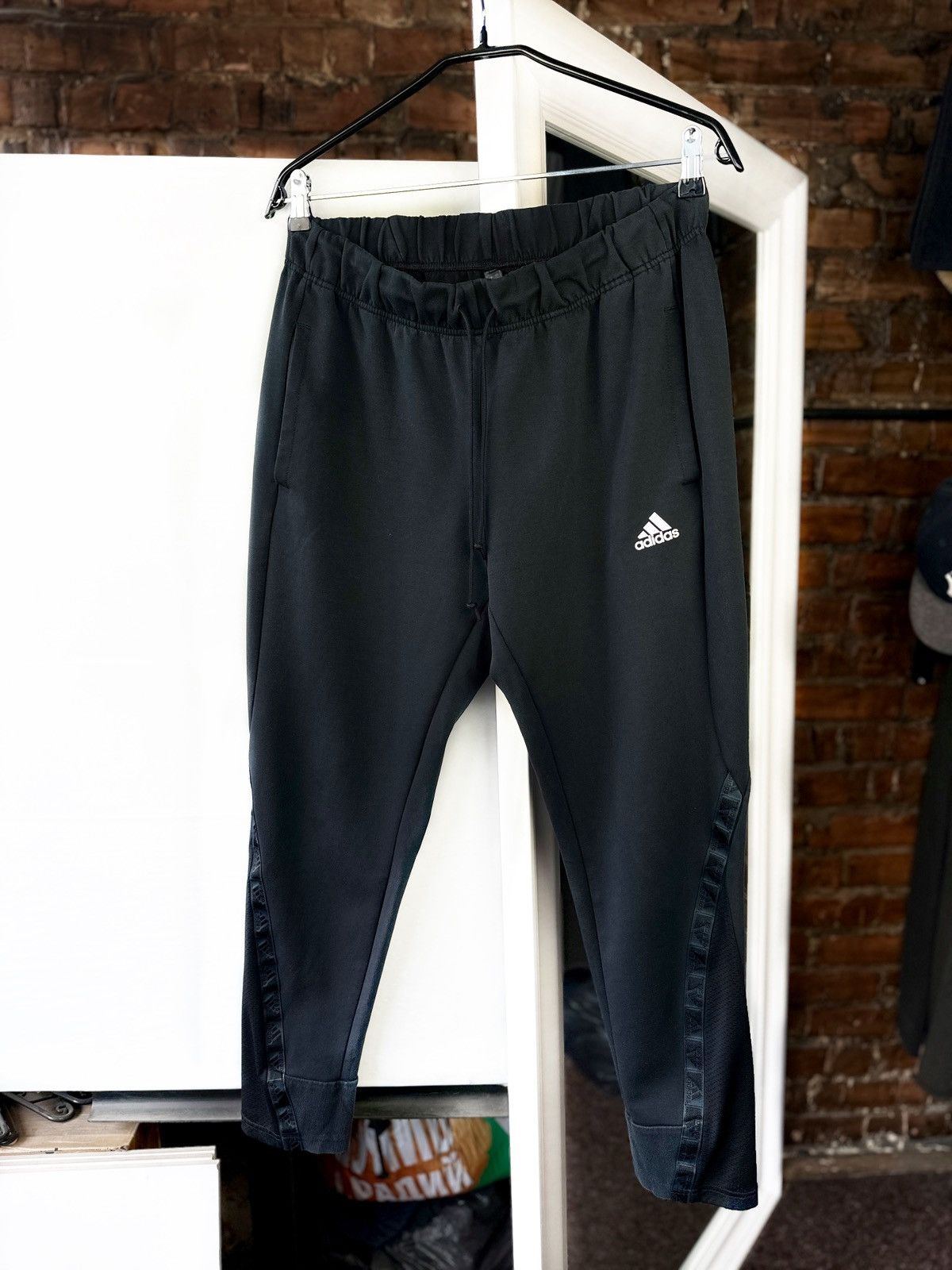 Adidas Men’s Sweatpants Adidas Black Size: L Size US 34 / EU 50 - 1 Thumbnail