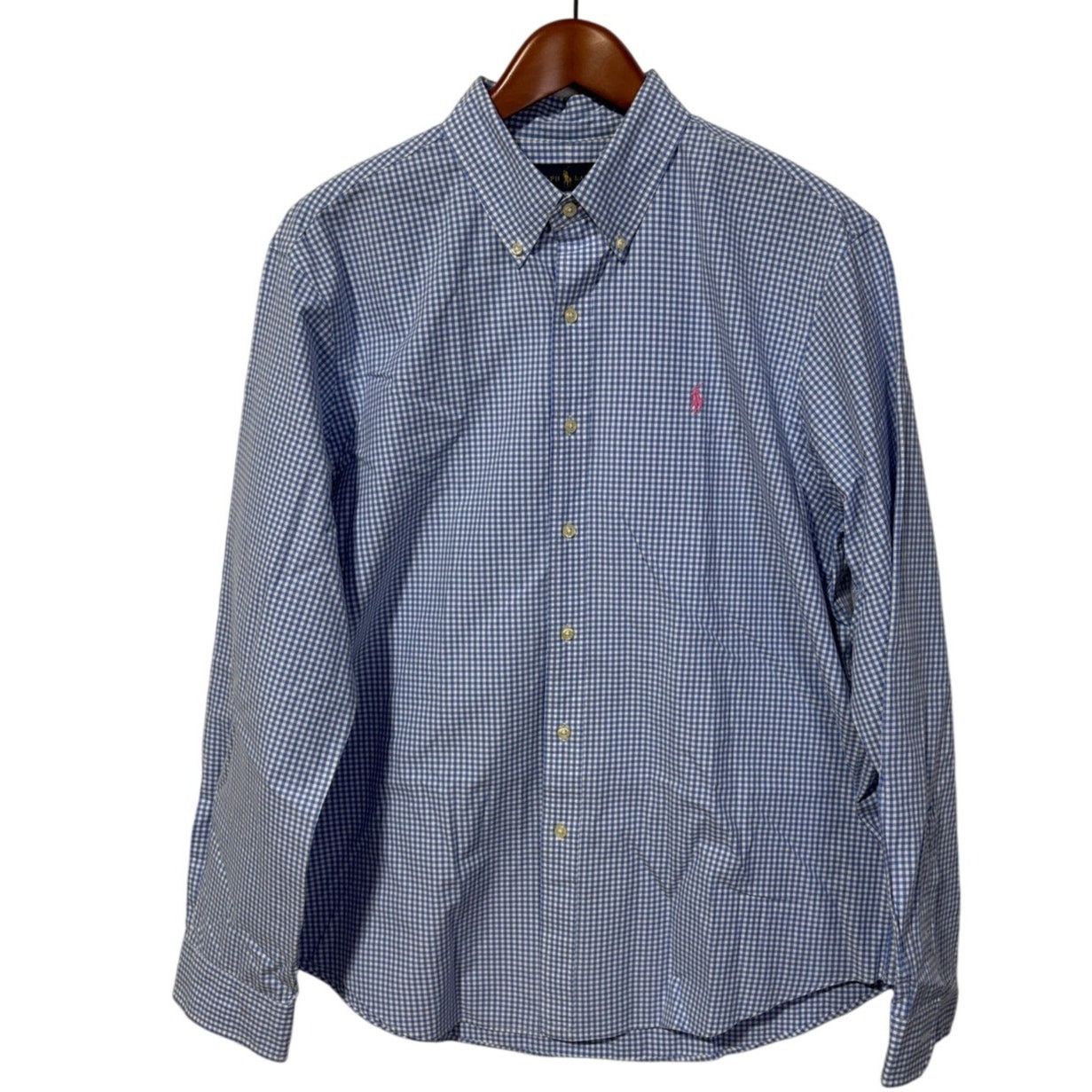 Ralph Lauren RALPH LAUREN Men’s Gingham Check Casual Dress Shirt | XL Size US XL / EU 56 / 4 - 1 Thumbnail
