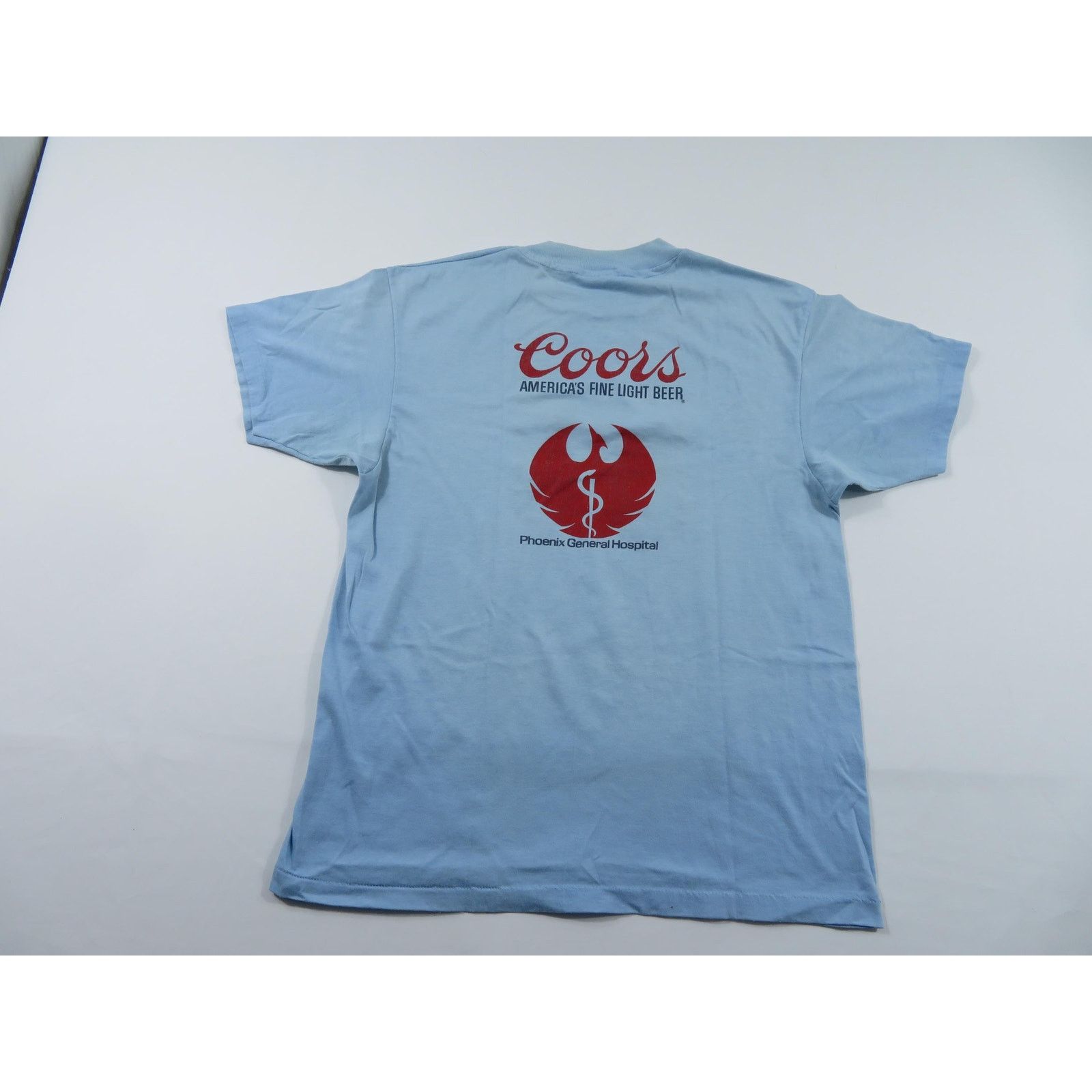 Hanes North Bank Coors Beer Marathon 1979 T-Shirt Double Sided M Size US M / EU 48-50 / 2 - 3 Thumbnail