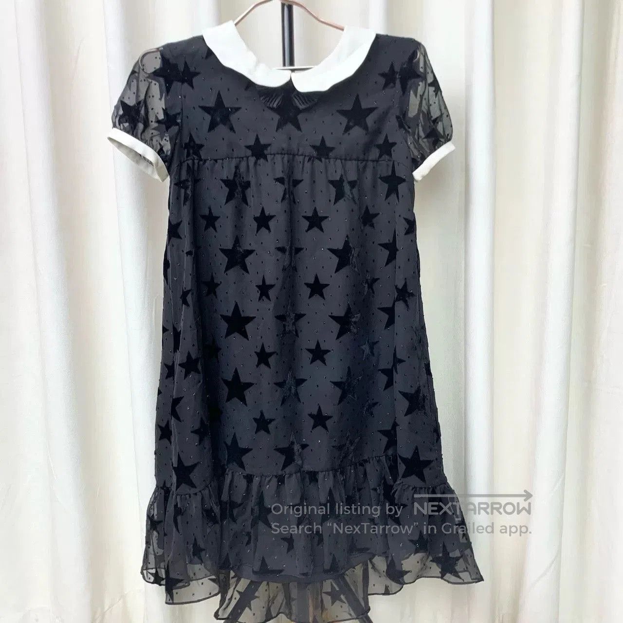 Saint Laurent Paris Saint Laurent Star Print Collar Dress. Size XS / US 0-2 / IT 36-38 - 2 Thumbnail