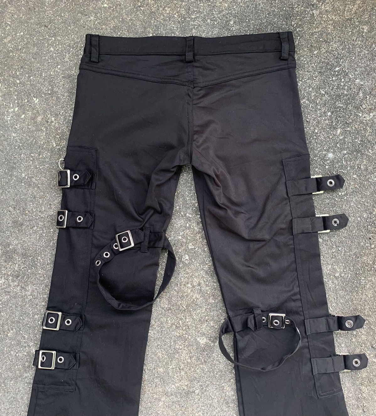 If Six Was Nine Bondage Gothic Punk Unisex Unbrand Flare Pant Made In Japan Size US 28 / EU 44 - 14 Thumbnail