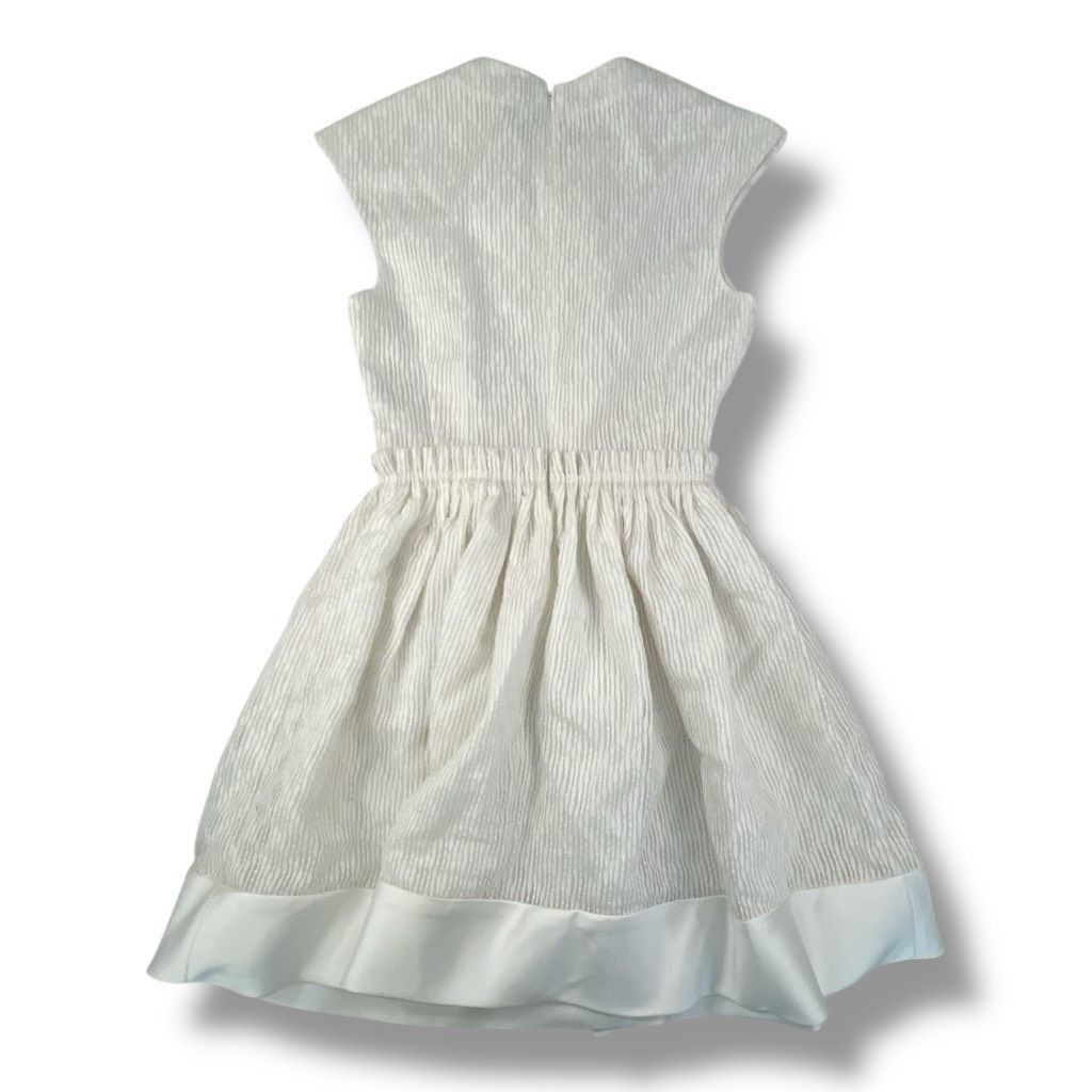 Carven Carven Contrasting Hem Skater Mini Dress Sleeveless White Si Size XS / US 0-2 / IT 36-38 - 6 Thumbnail