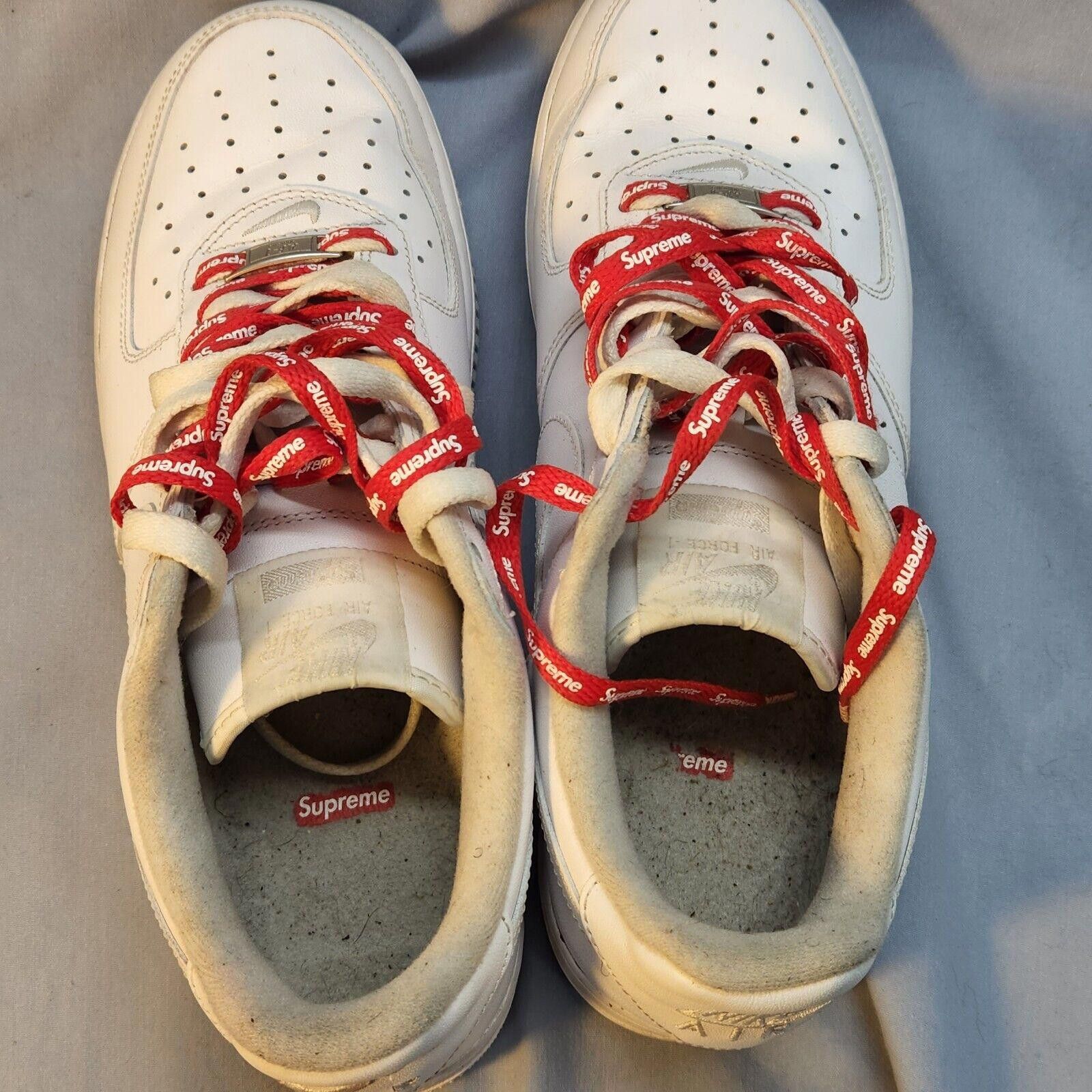 Nike Nike Air Force 1 Low Supreme White CU9225-100 Men Size 9 Size US 9 / EU 42 - 9 Thumbnail