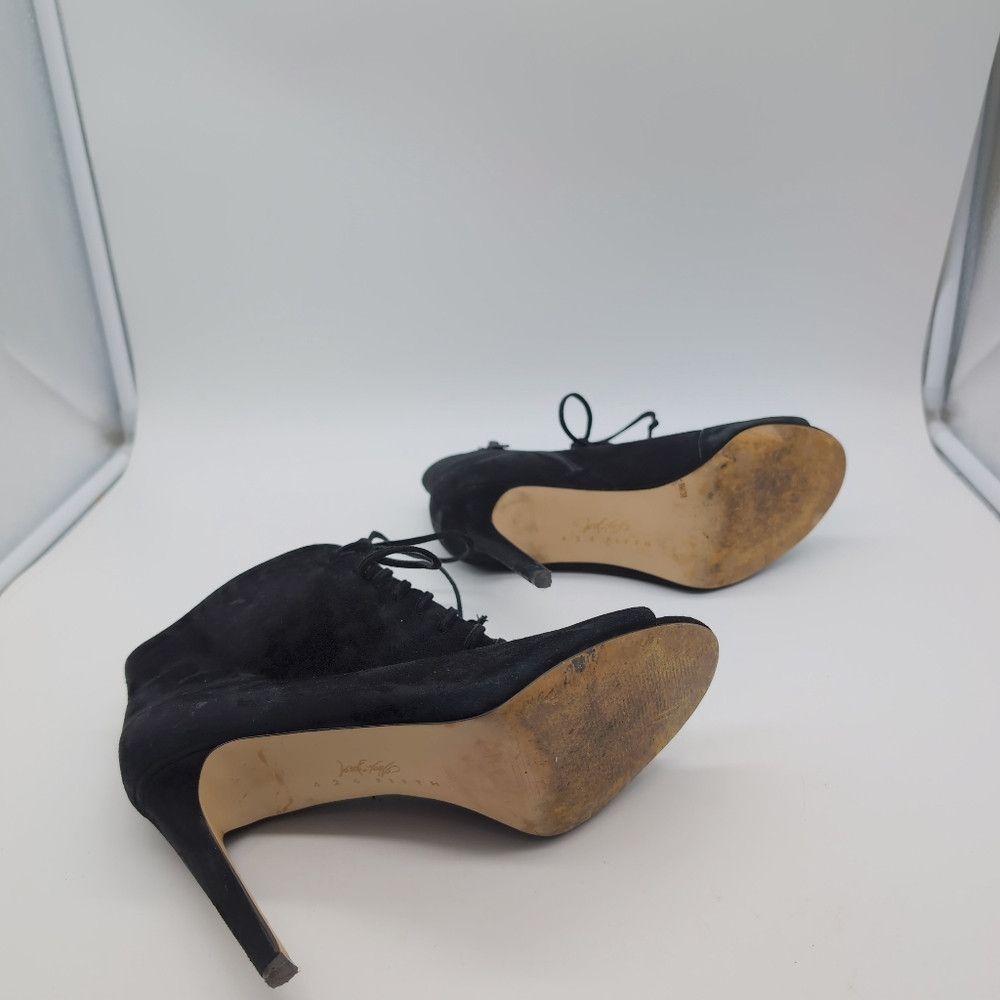 Lord & Taylor Lord & Taylor sz 8 Elegant Black Lace-Up Ankle Boots Fander Size US 8 / IT 38 - 7 Thumbnail
