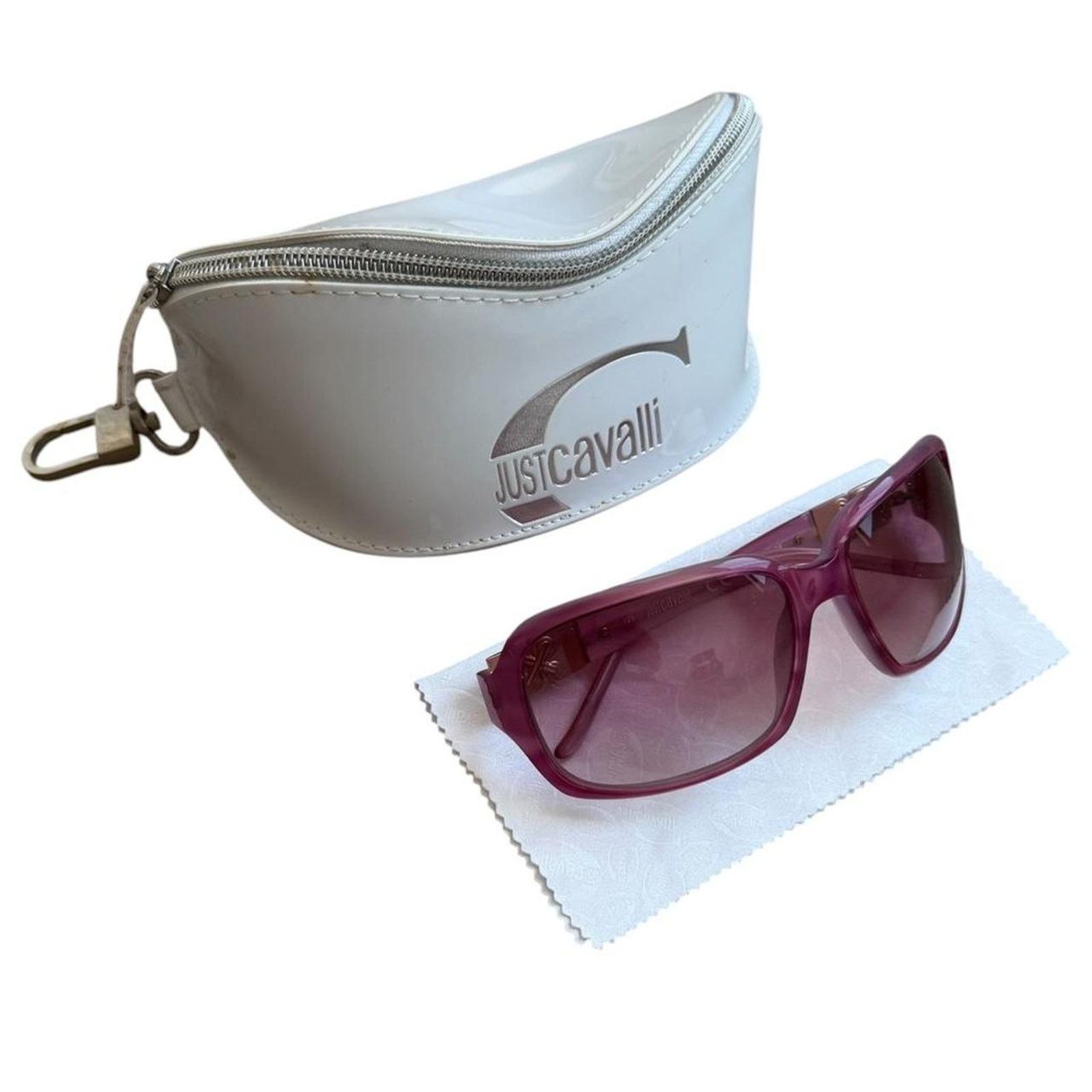 Just Cavalli Just Cavalli Cross Y2K Pink Sunglasses Size ONE SIZE - 5 Thumbnail