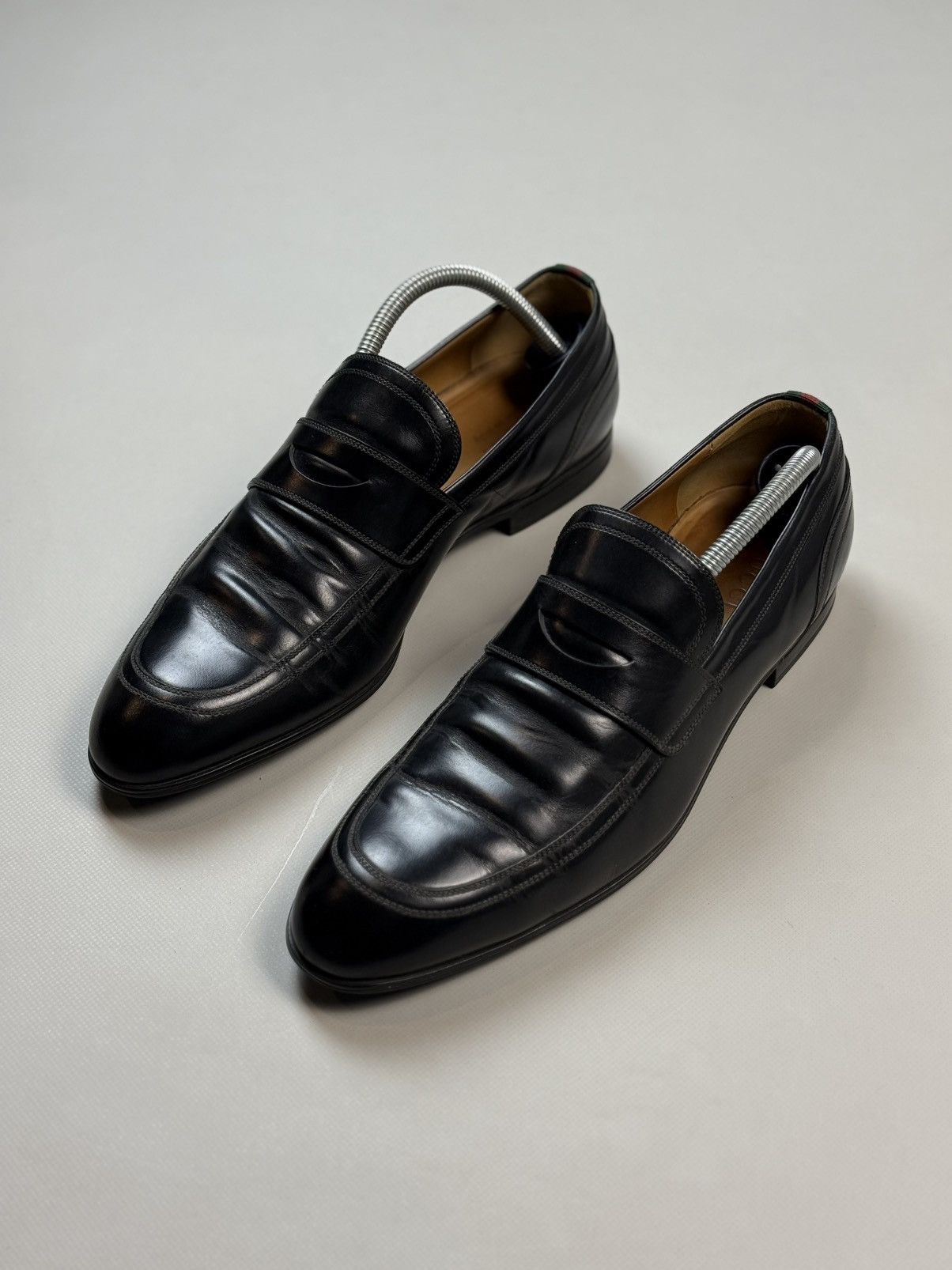 Gucci Gucci Men’s Leather Penny Loafers Formal Shoes Size US 8.5 / EU 41-42 - 9 Thumbnail
