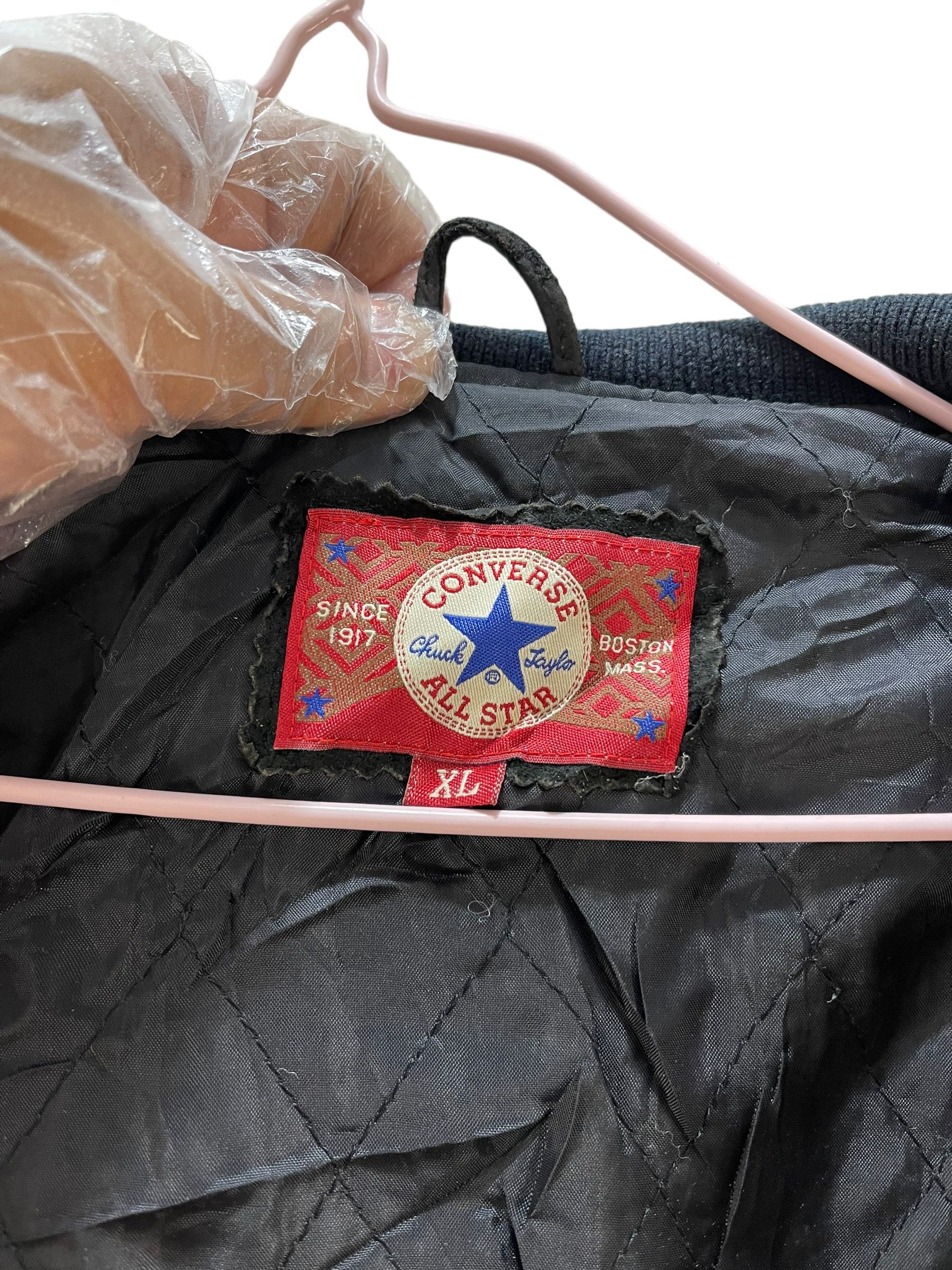 Converse Vintage Converse Chuck Taylor Pig Leather Varsity Jacket Size US M / EU 48-50 / 2 - 10 Thumbnail