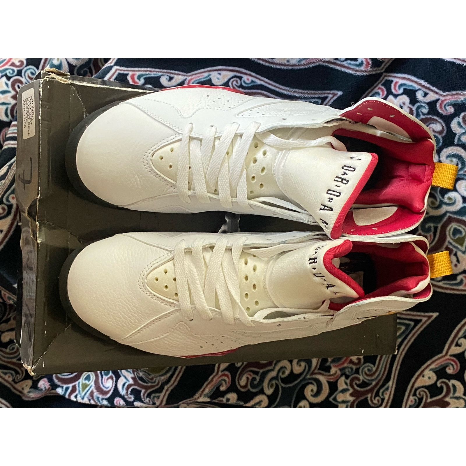 Jordan Brand 2006 Nike Air Jordan 7 Cardinal m8.5 w10 Size US 8.5 / EU 41-42 - 5 Thumbnail