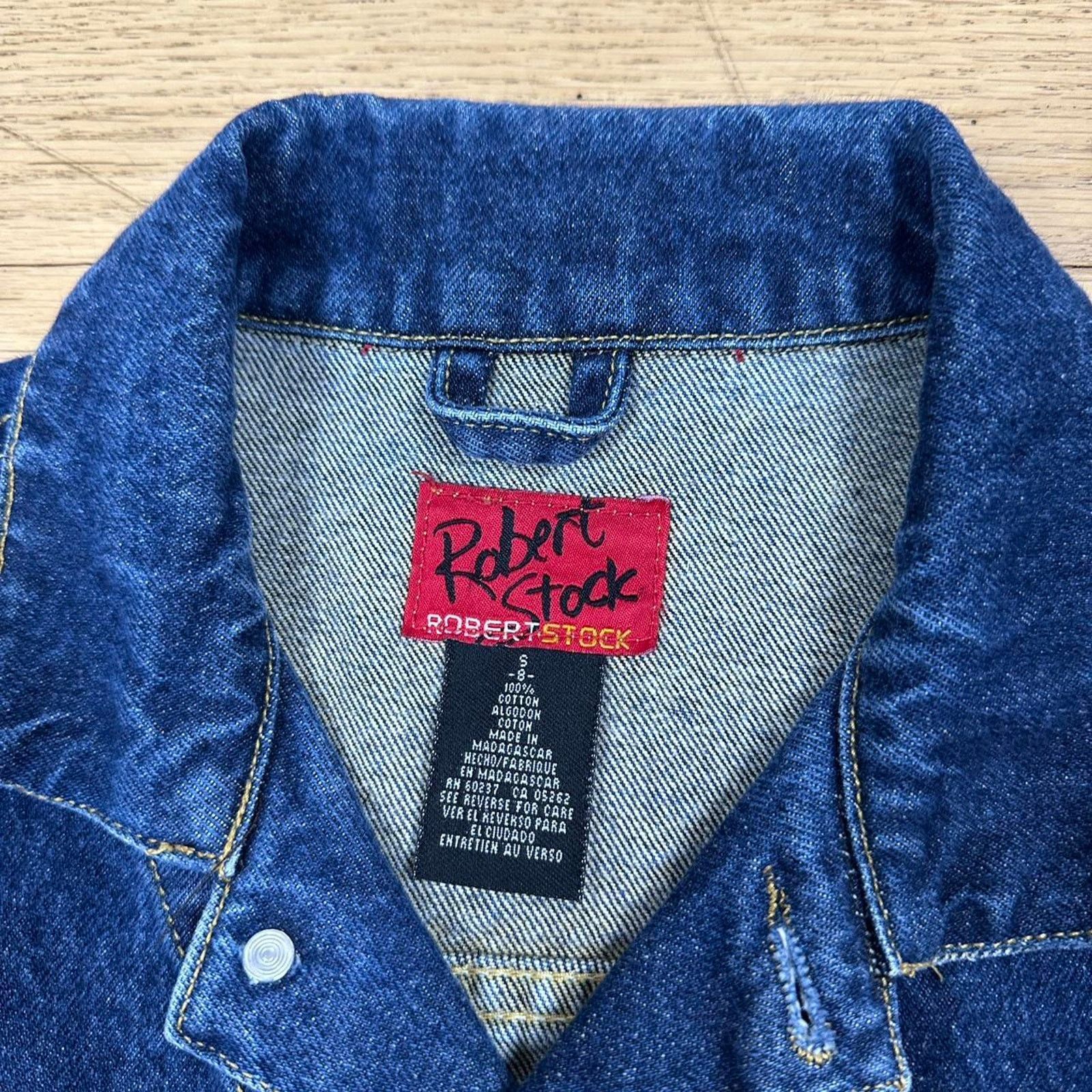 Vintage Vintage womens cropped denim jacket Size S / US 4 / IT 40 - 3 Thumbnail