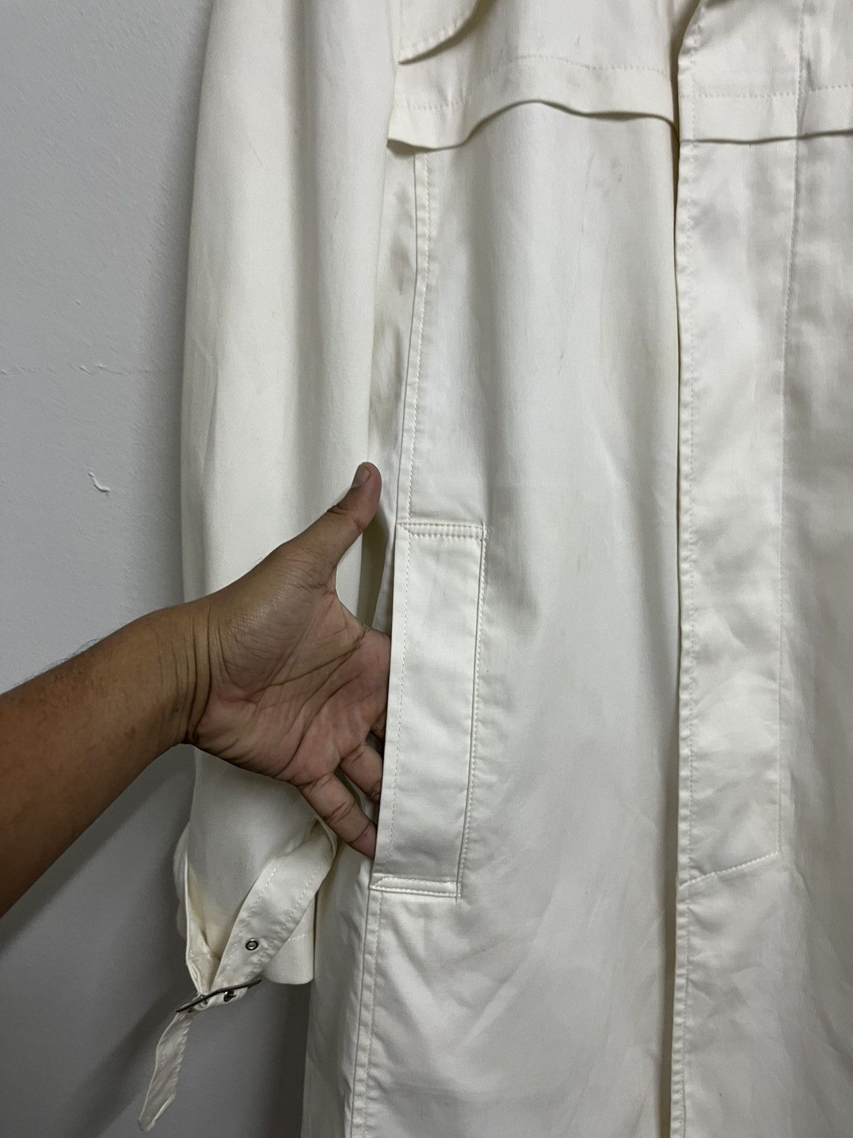 Yohji Yamamoto 💥Vintage 80s Yohji Yamamoto AAR Avant Garde Long Jackets Size US L / EU 52-54 / 3 - 5 Thumbnail