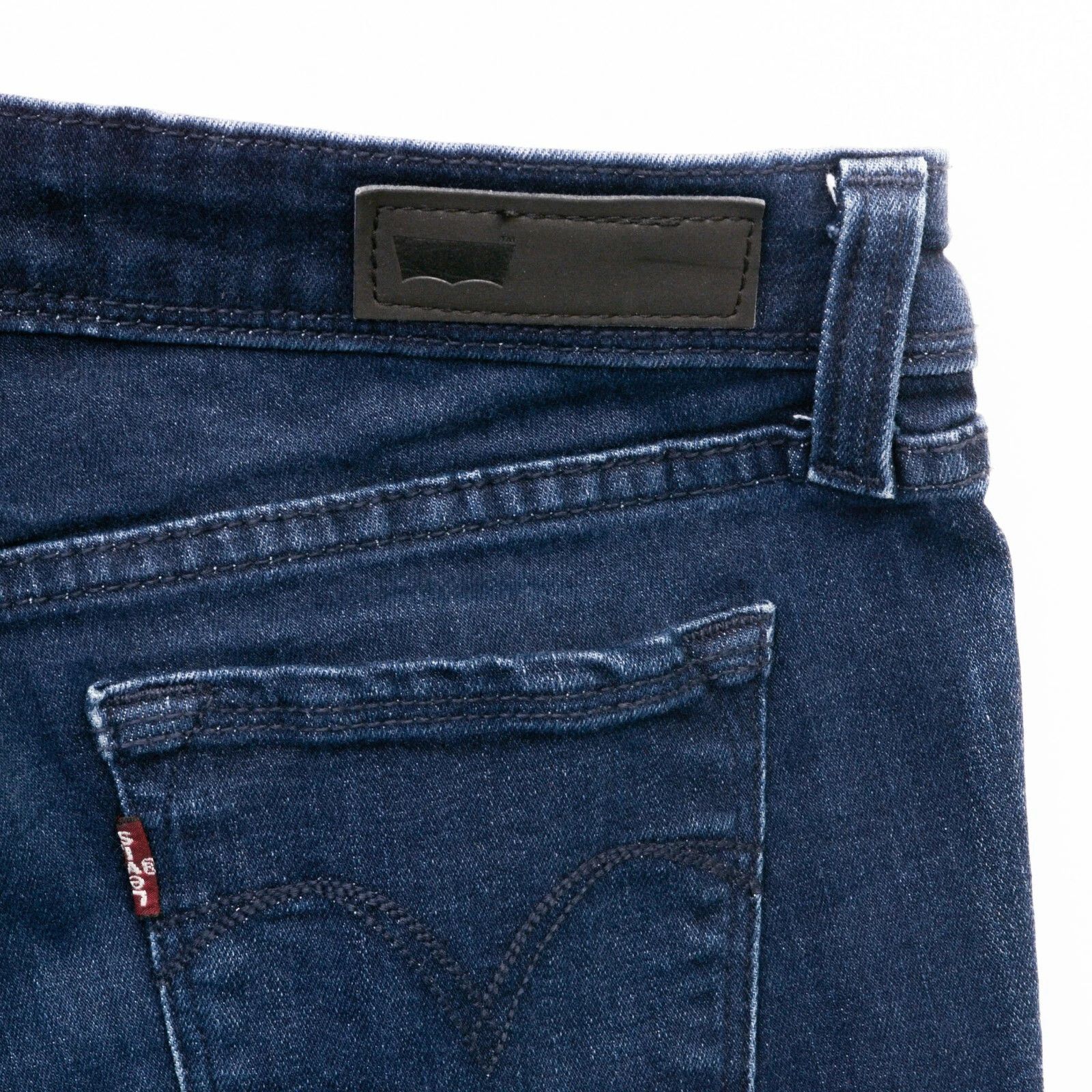 Levi's STRAUSS Demi Curve Low Skinny Jeans Women's W26 L32 Trousers Size 26" / US 2 / IT 38 - 2 Thumbnail