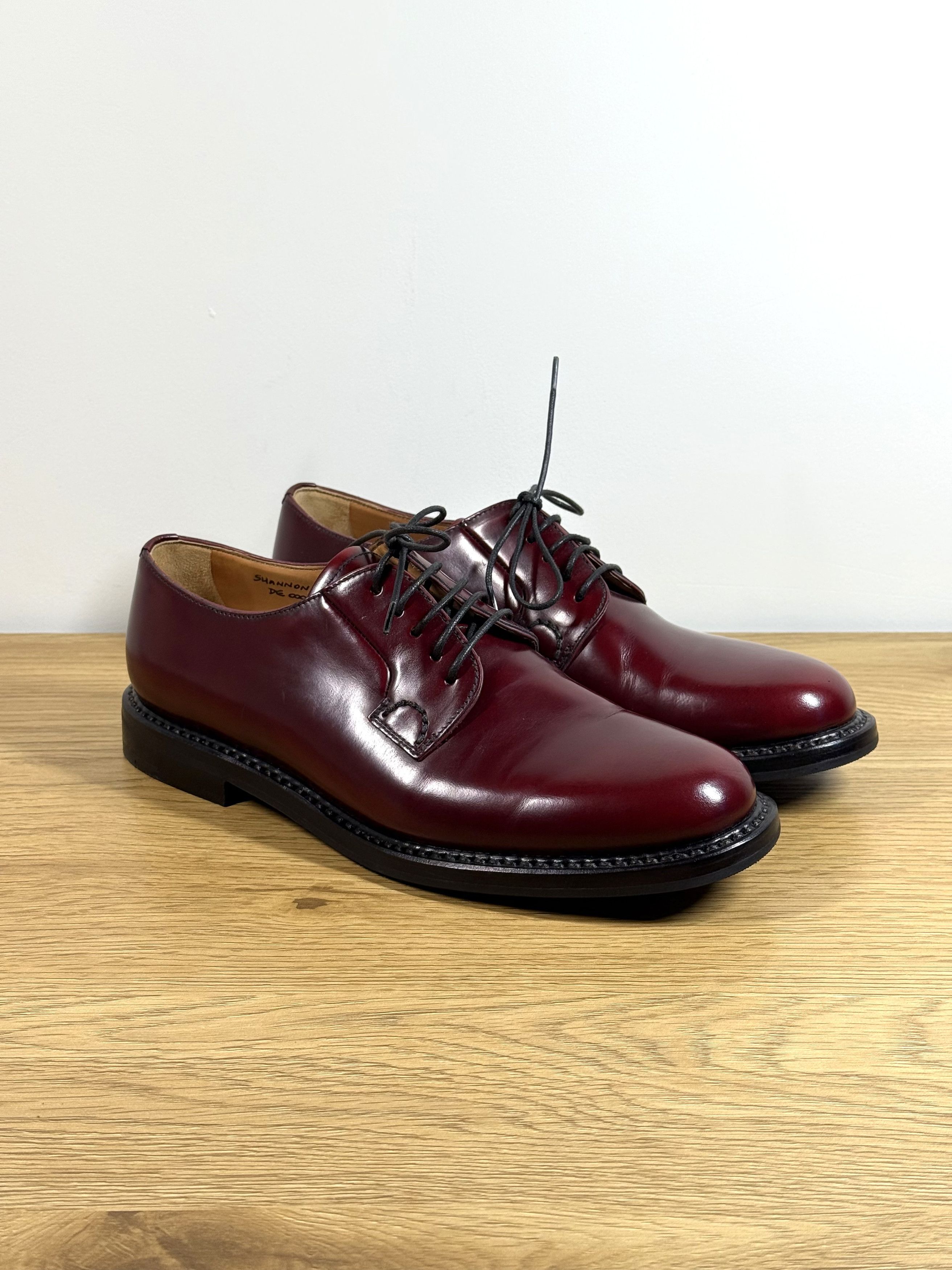 Church's Women's Church's Shannon Wr Brushed calfskin Derby lace-ups Size US 6 / IT 36 - 2 Thumbnail