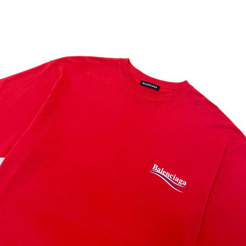 Balenciaga o1bcso1str1124 Dup / Political Campaign Large Fit T-Shirt Size US XXS / EU 40 - 3 Thumbnail