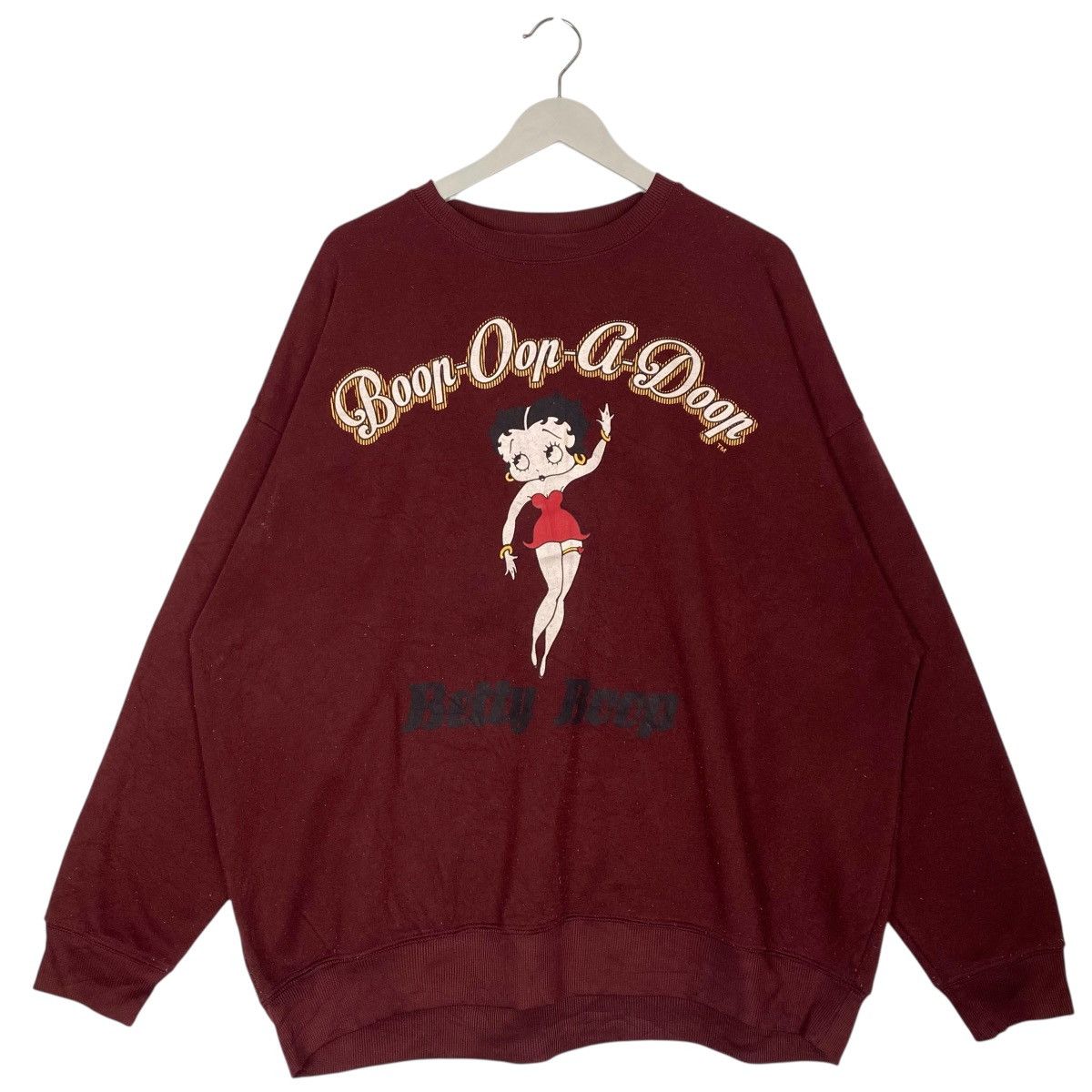 Other Vintage Betty Boop Printed Crewneck Sweatshirt Red Size LL Size US L / EU 52-54 / 3 - 1 Thumbnail