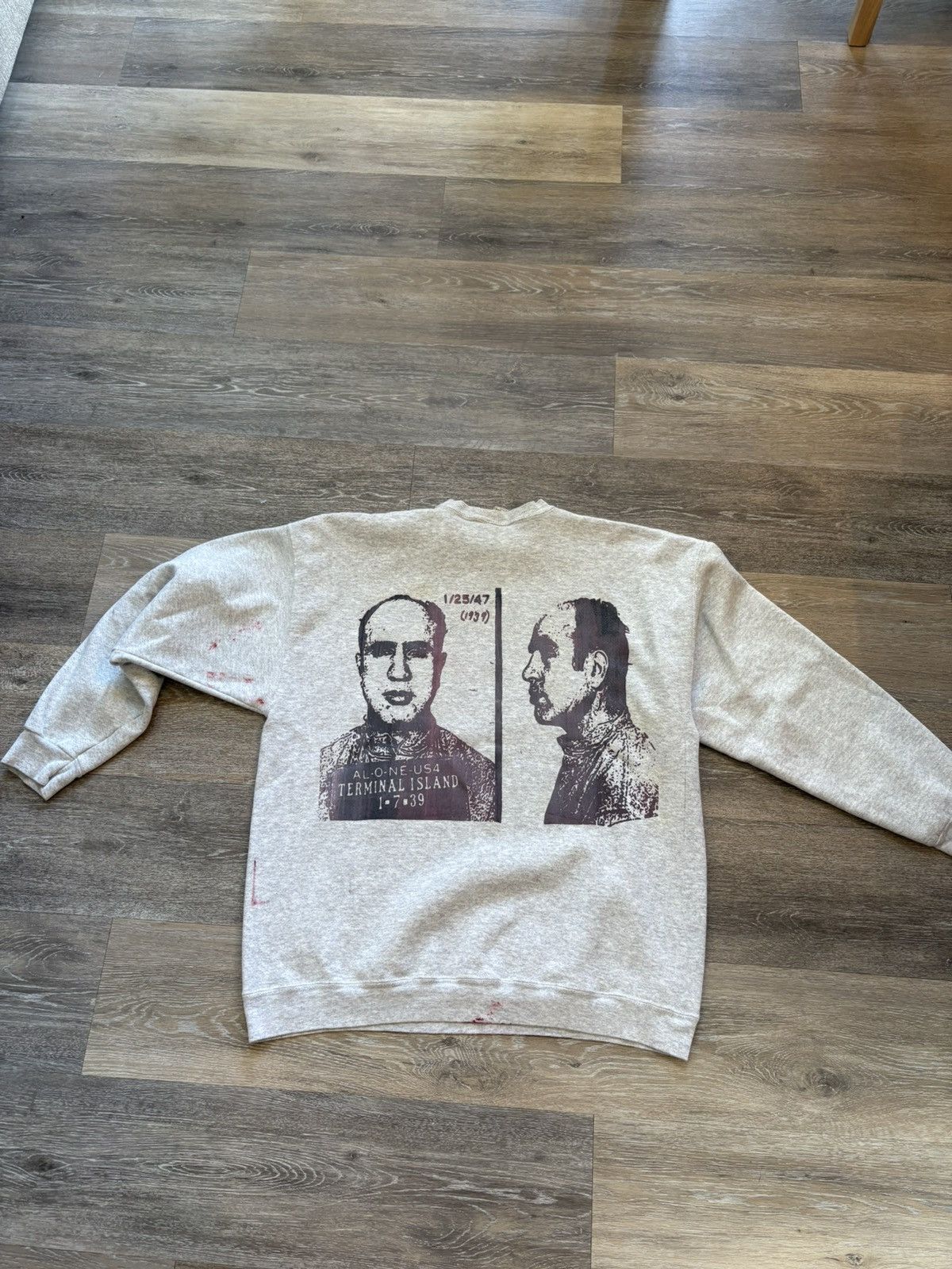 Japanese Brand Alcatraz x Al Capone Mugshot Sweatshirt Size US L / EU 52-54 / 3 - 2 Thumbnail