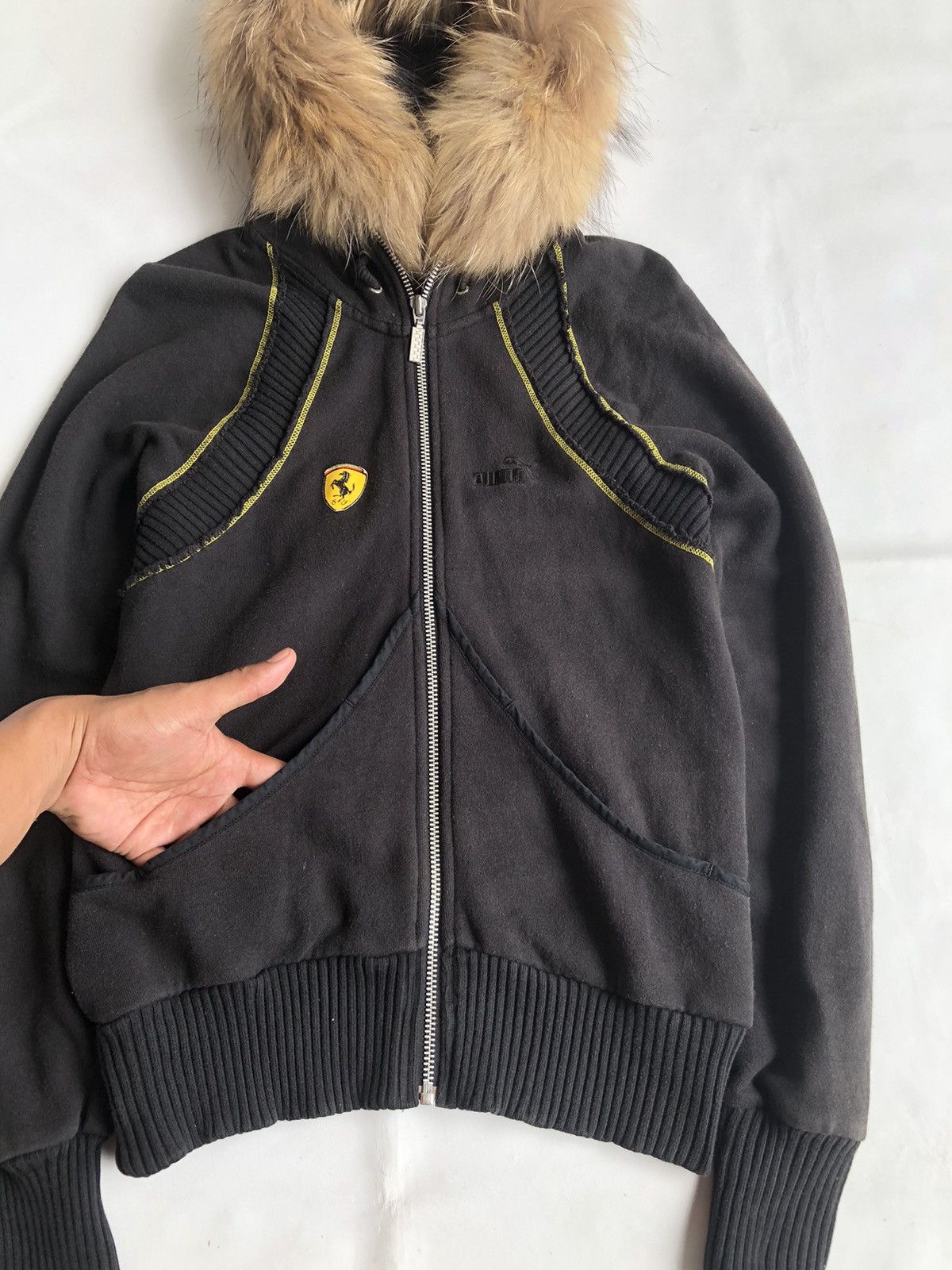 Puma Puma x Ferrari Fur Hoodie Zipper Ifsixwasnine LGB style Size US S / EU 44-46 / 1 - 5 Thumbnail