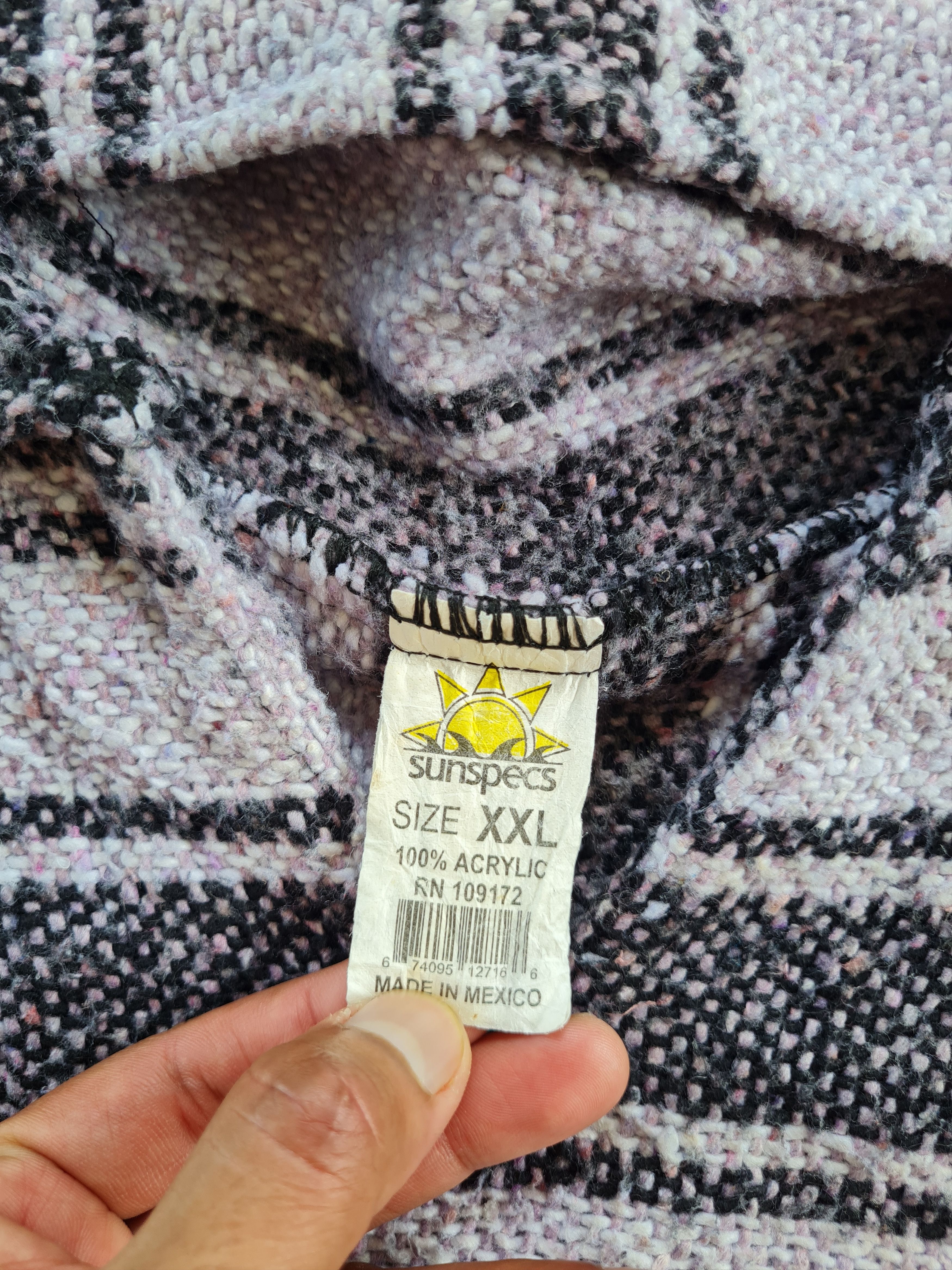 Vintage ✅️Vintage Baja Hoodie 100% Acrlic Size US XXL / EU 58 / 5 - 10 Thumbnail