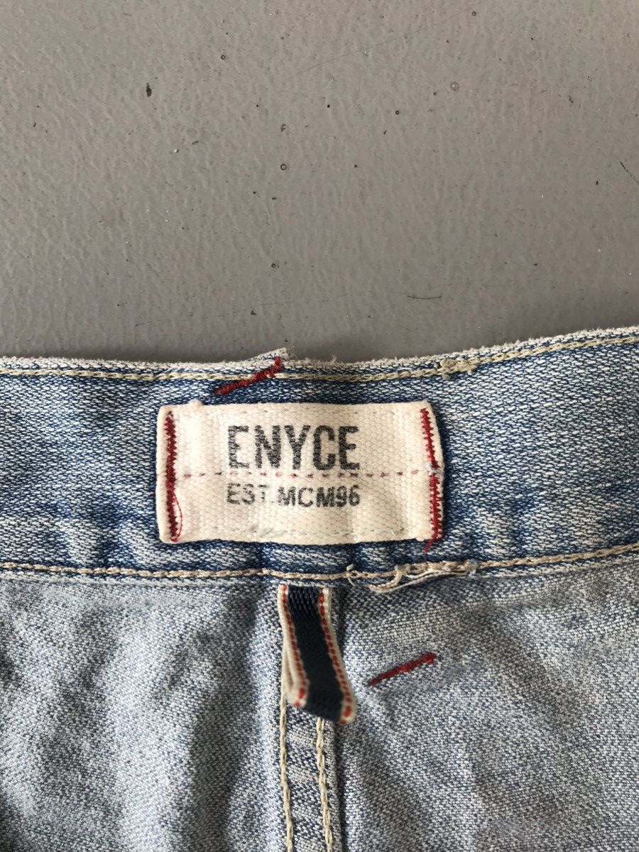 JNCO × Southpole × Vintage Vintage rare enyce spell out denim jort Size US 38 / EU 54 - 11 Thumbnail