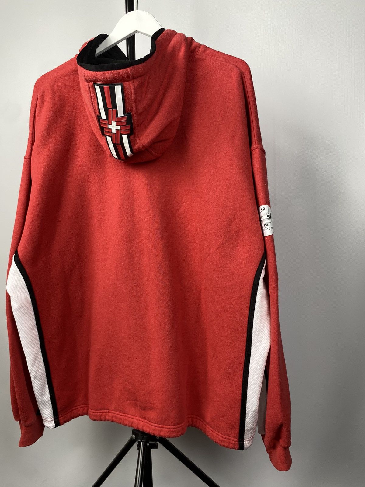 Adidas × Vintage Vintage ADIDAS Goteborg 1999 Oversized Button Up Hoodie Size US L / EU 52-54 / 3 - 12 Thumbnail
