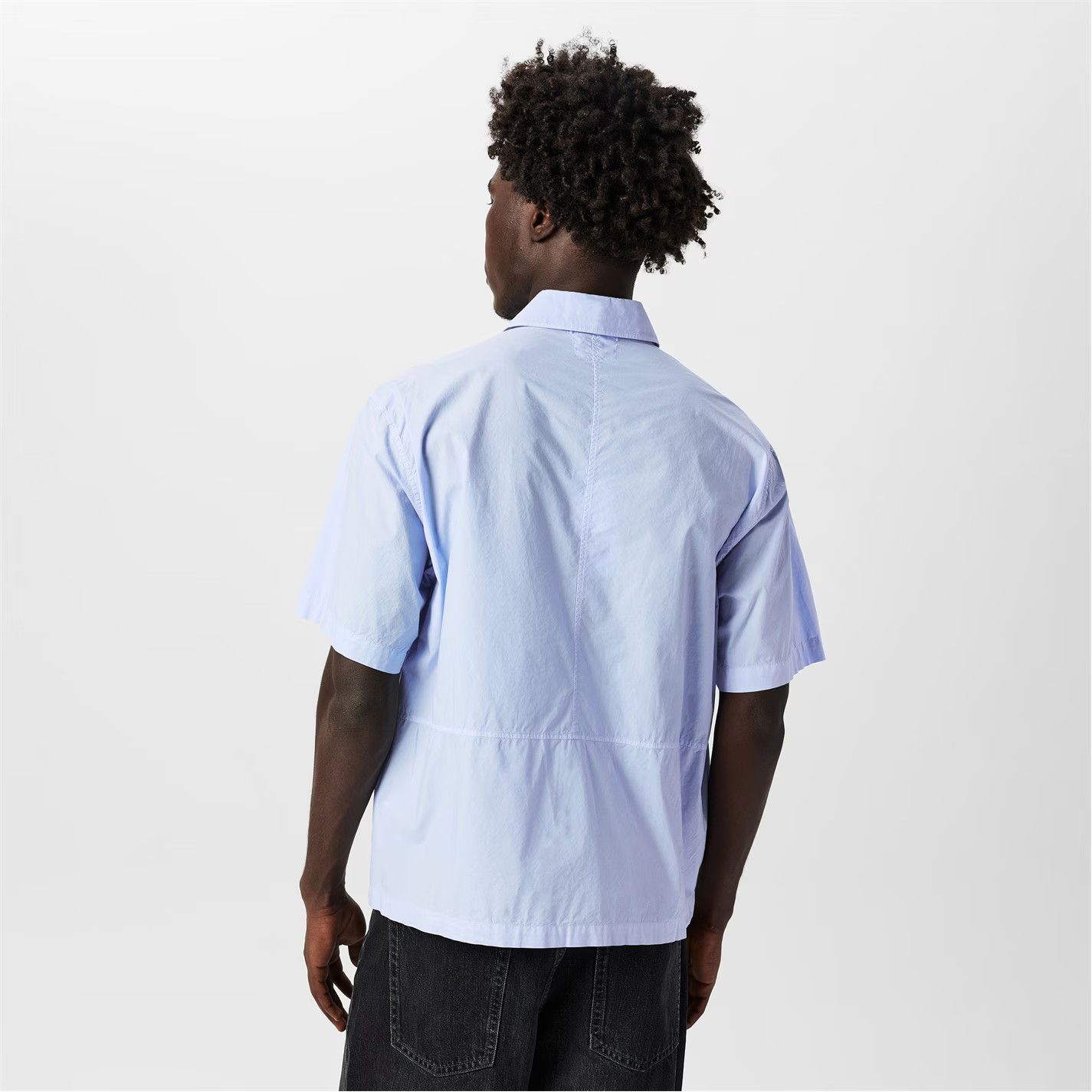 C.P. Company o1g2r1mq0426 Short Sleeve Shirt in Blue Size US S / EU 44-46 / 1 - 4 Thumbnail