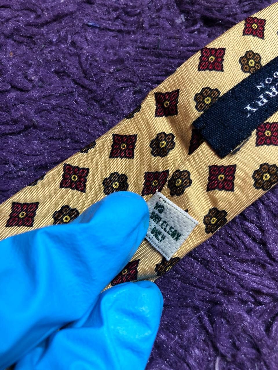 Burberry Vintage Burberry Y2K Print Tie Size ONE SIZE - 4 Thumbnail