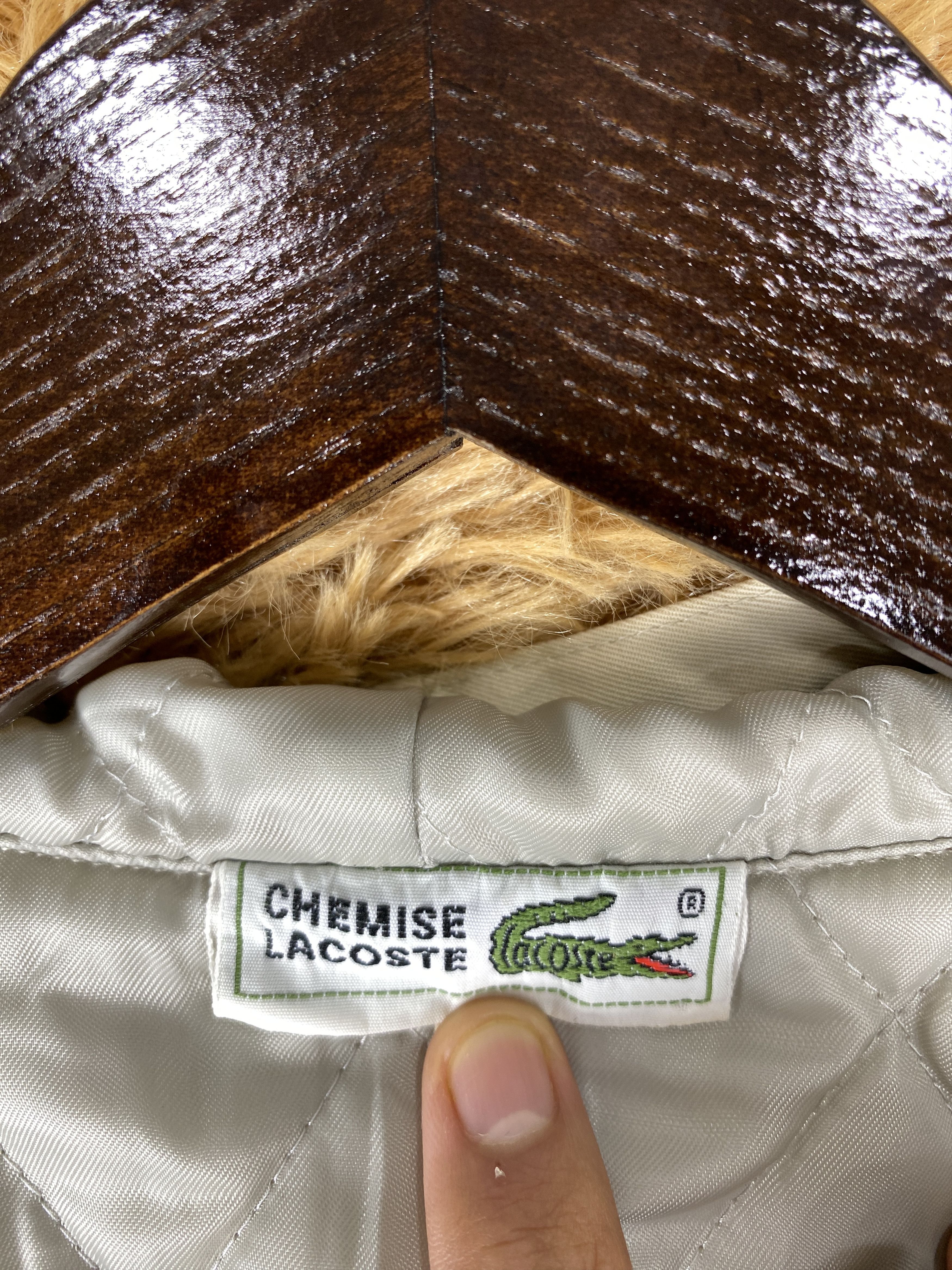 Lacoste Vintage Lacoste Hoodie Quilted Lining Jacket J1823 Size US XL / EU 56 / 4 - 10 Thumbnail