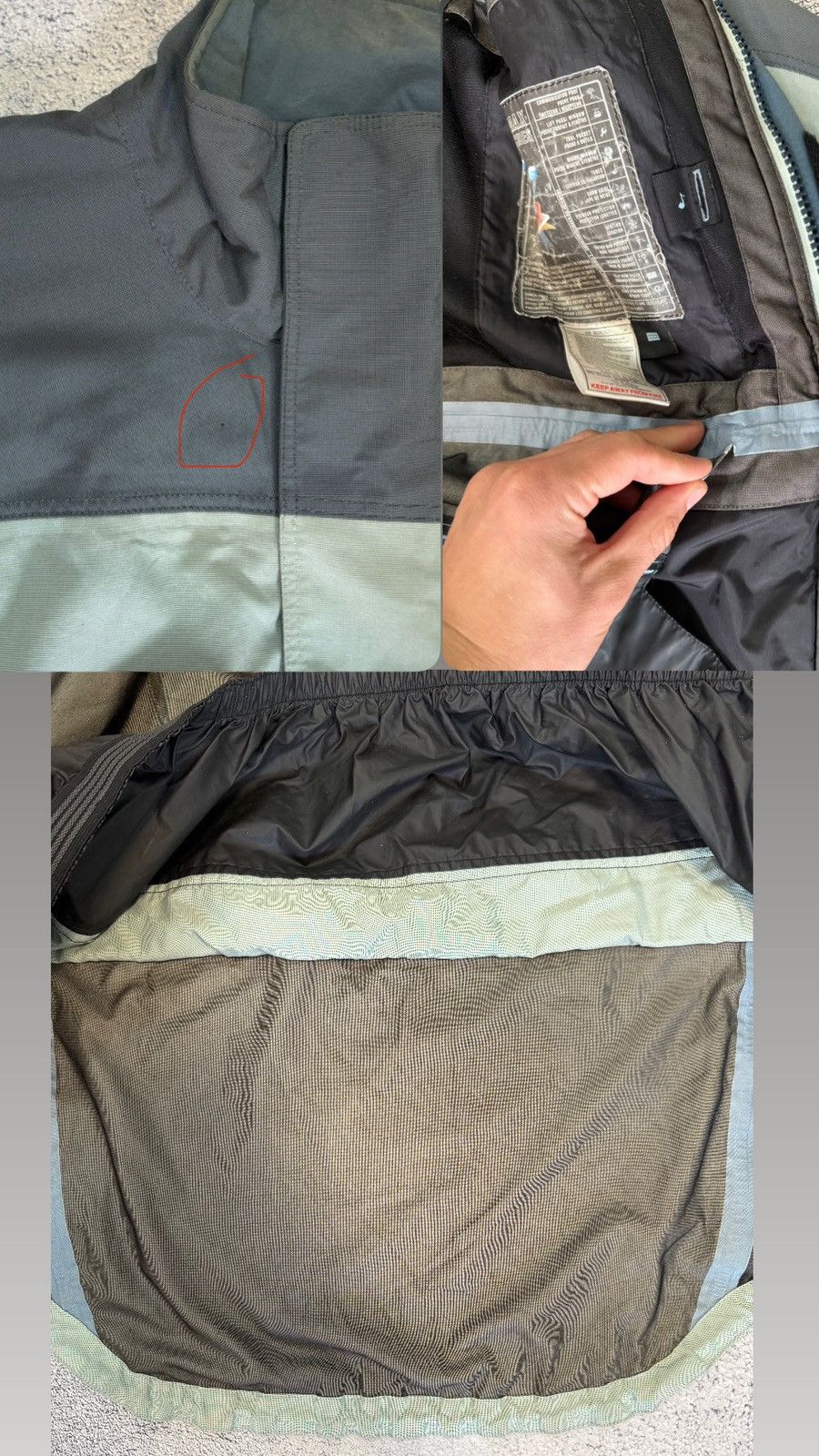 Nike ACG Vintage Nike ACG 3-Layer Shell Jacket L Snow Skirt Vent Zip Size US L / EU 52-54 / 3 - 22 Thumbnail