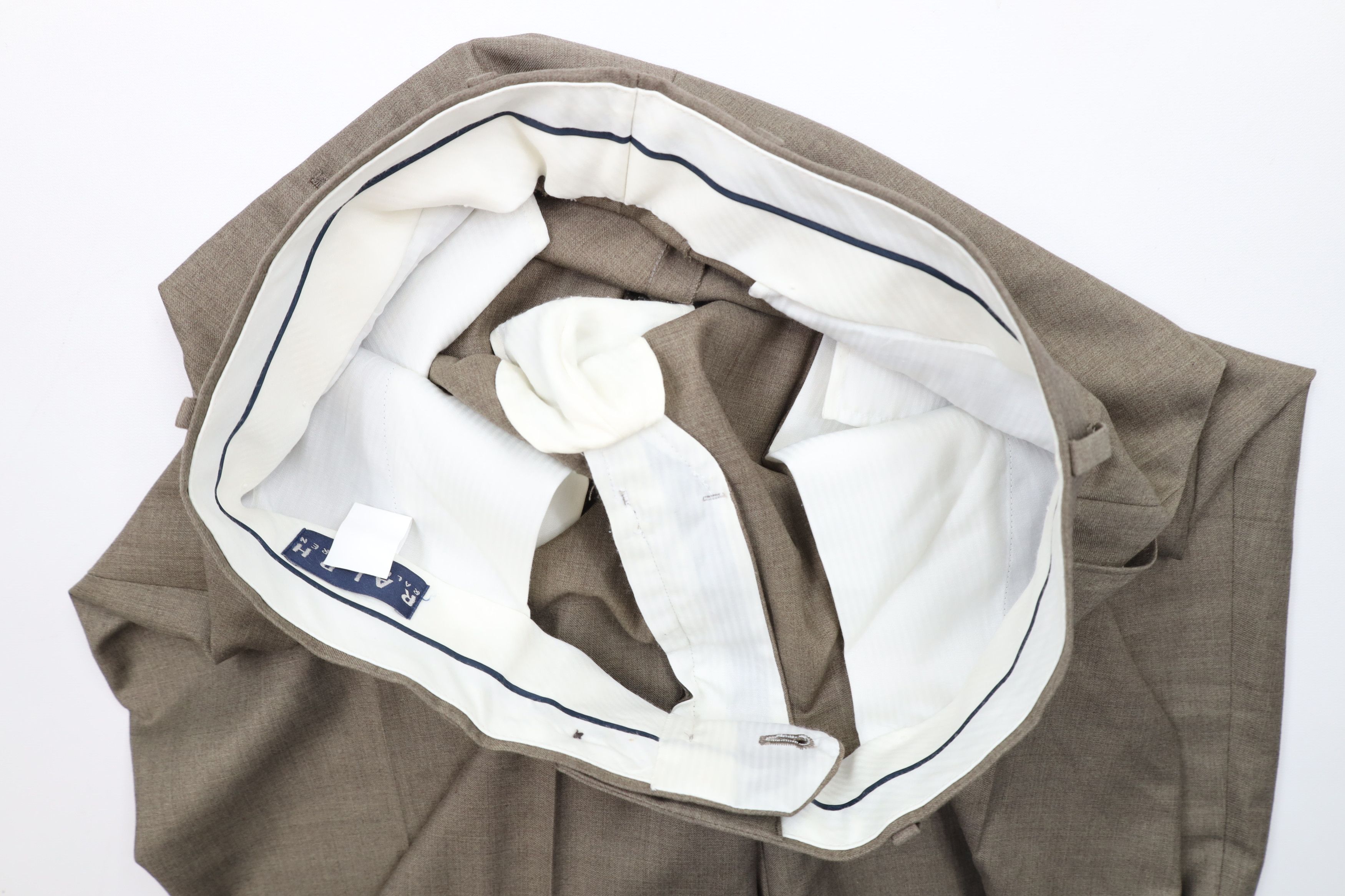 Ralph Lauren × Vintage Vintage Ralph Lauren Wide Leg Chino Pants Heather Brown Size US 34 / EU 50 - 6 Thumbnail