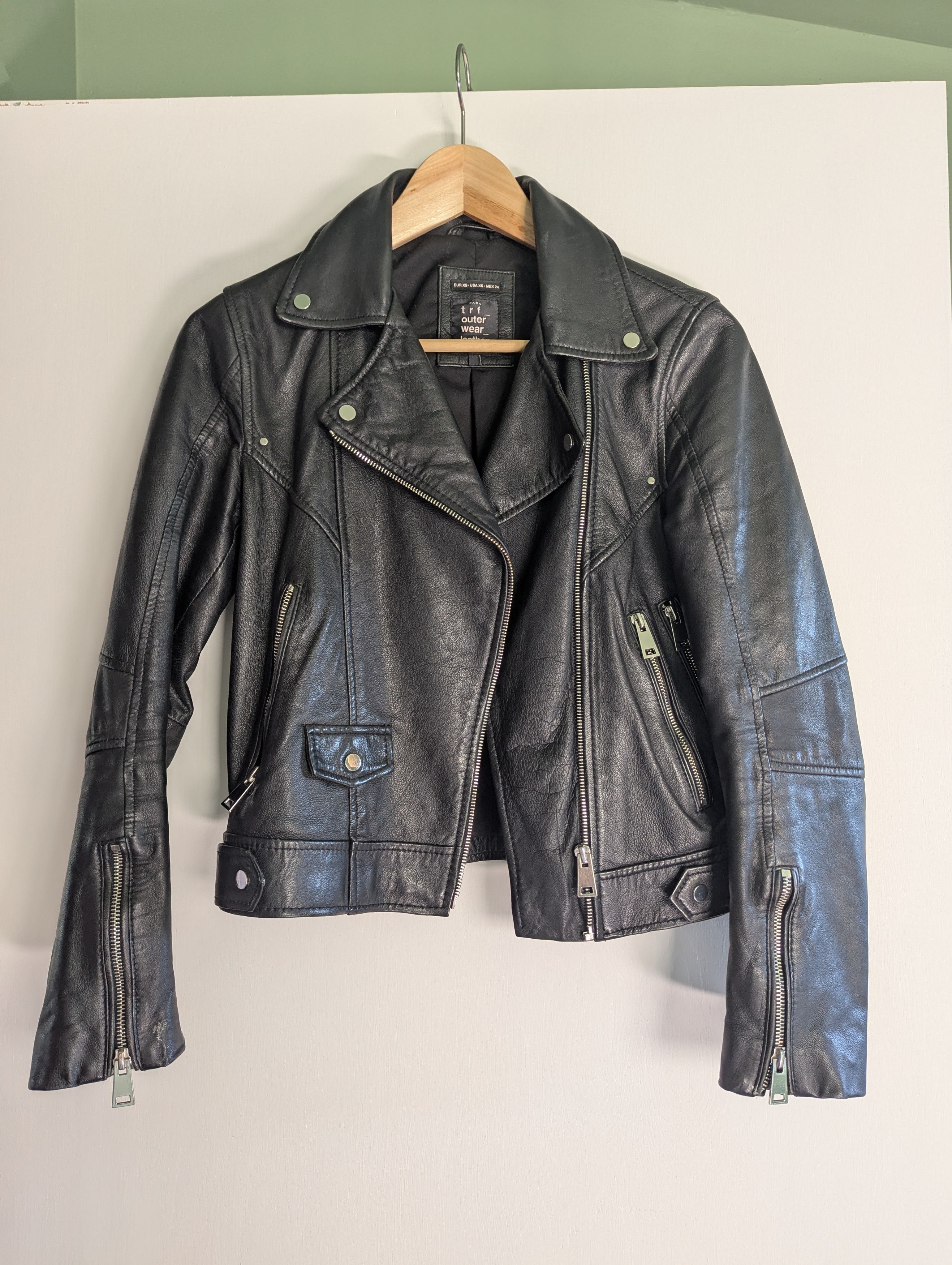 Avant Garde × Streetwear × Zara Rare Zara Black Leather
