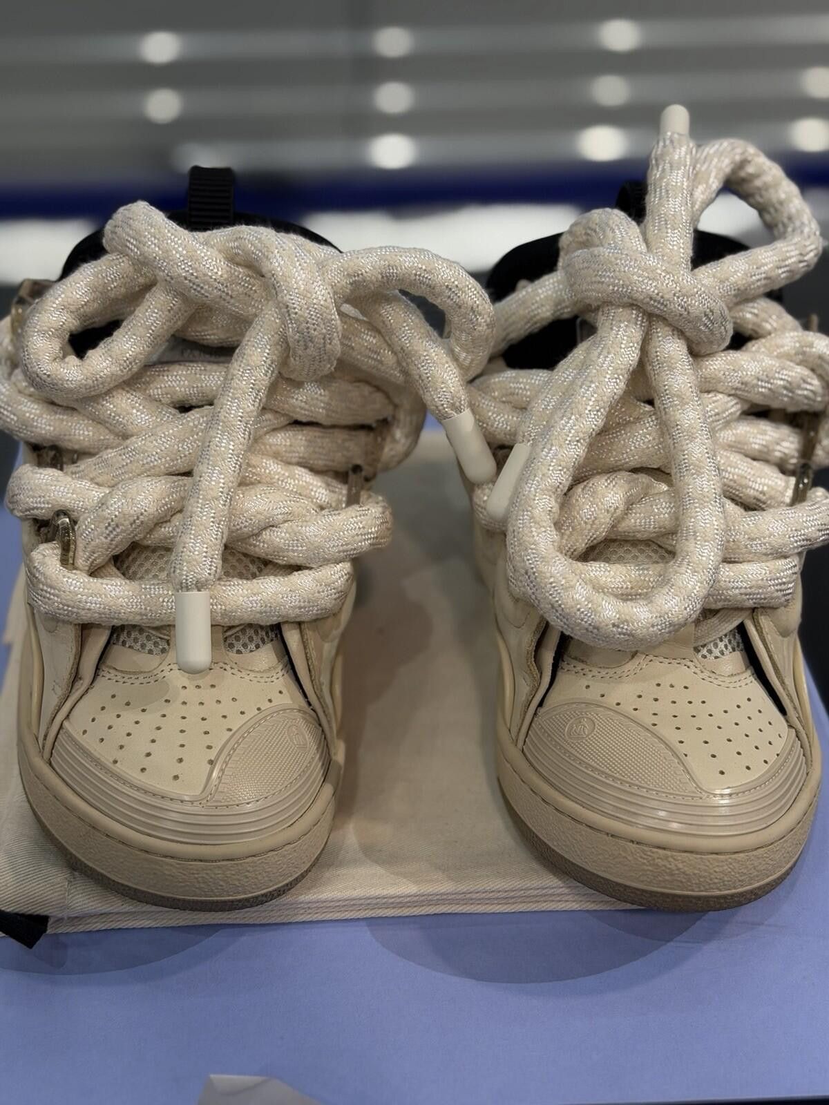Lanvin Lanvin Curb Sneakers Tan Color Way Size 39EU/6US/5UK Size US 6 / EU 39 - 8 Thumbnail