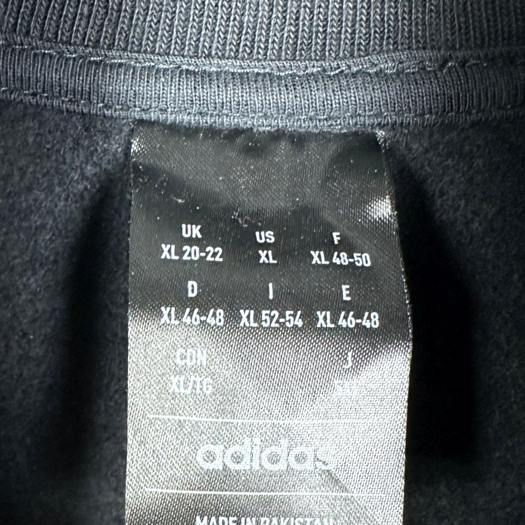Adidas Adidas Sweatshirt Womens XL Black Quarter Zip Oversized Long Sleeve Pullover EUC Size XL / US 12-14 / IT 48-50 - 4 Thumbnail