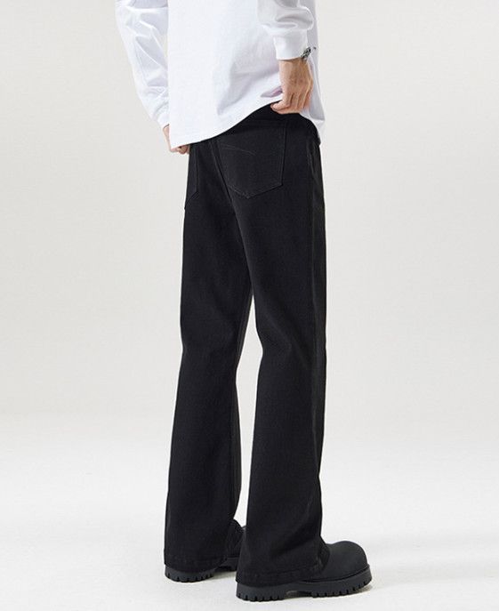 Japanese Brand Japanese retro men's slim-fit curved flare jeans Size US 32 / EU 48 - 4 Thumbnail