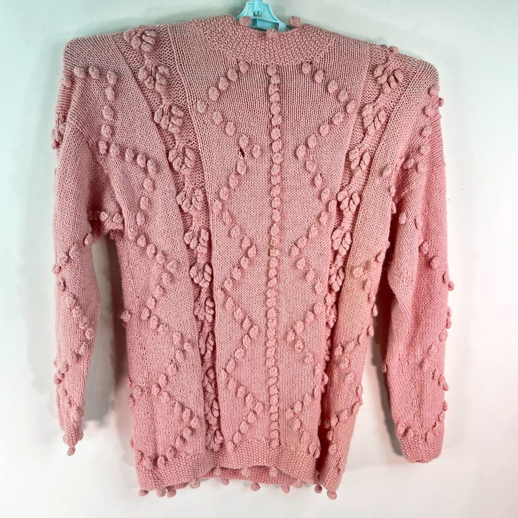 Pinko Roberta Frost Pink Cable-Knit Pullover Sweater - Women's Size L - Mock Neck, Alpaca, Casual, Solid, Long Sleeve Size L / US 10 / IT 46 - 2 Thumbnail