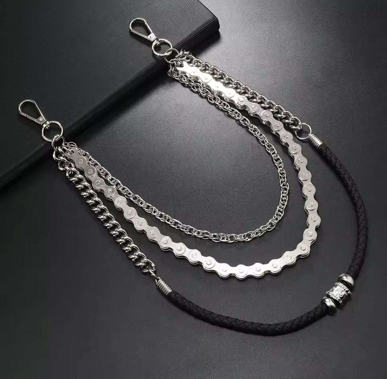 Jewelry 3 Styles Layered Punk Jean Chains Size ONE SIZE - 3 Thumbnail
