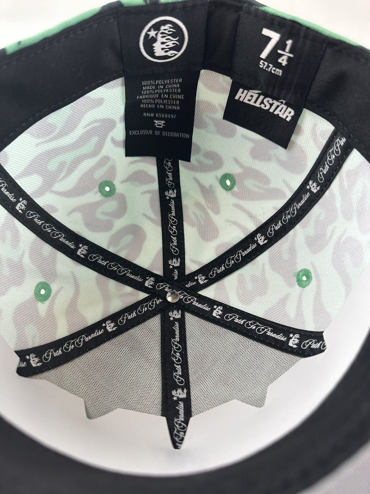 HELLSTAR Hellstar Cheetah Print Fitted Hat 7 1/4 Size ONE SIZE - 6 Thumbnail