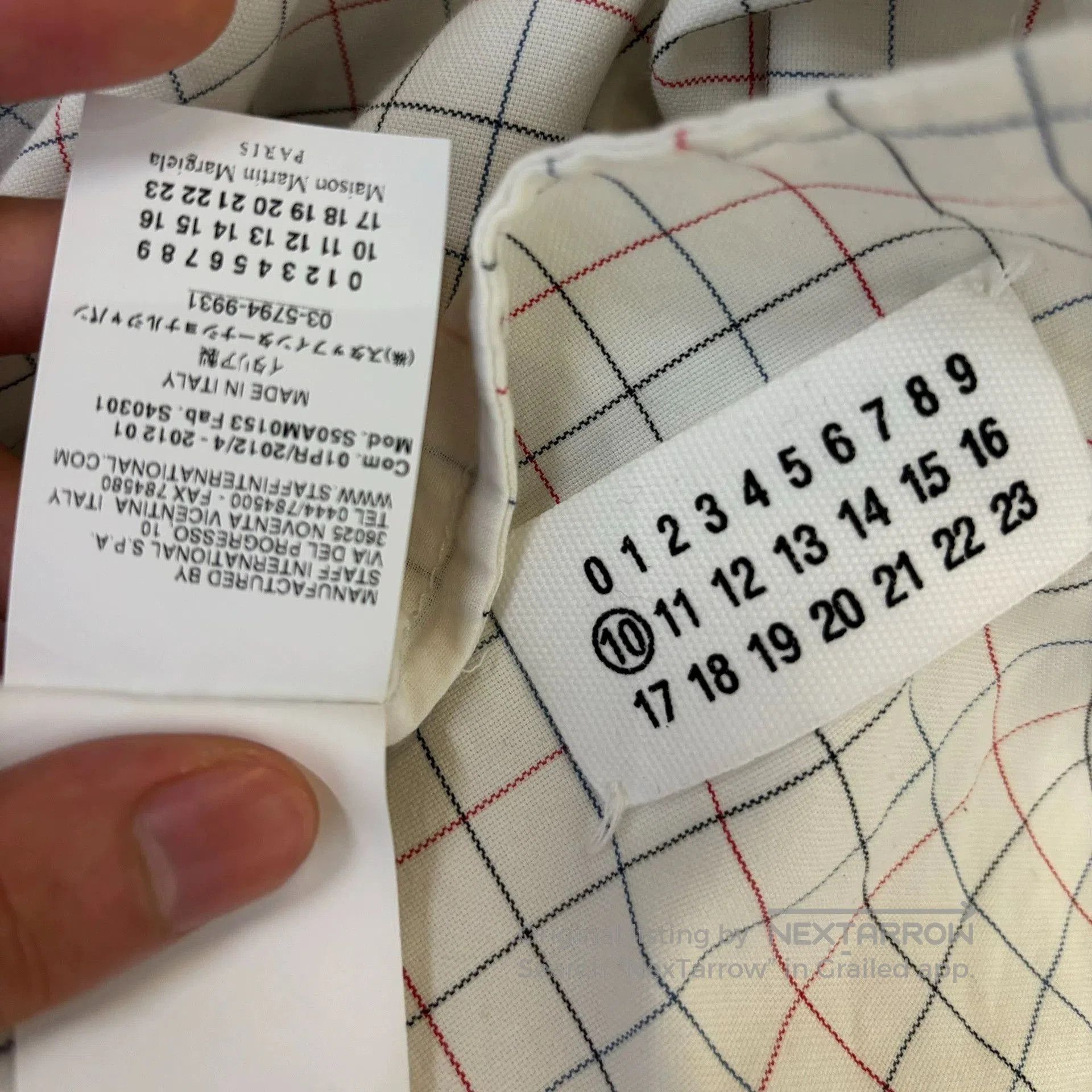 Maison Margiela Checkered Lightweight Zip. Size US S / EU 44-46 / 1 - 7 Thumbnail