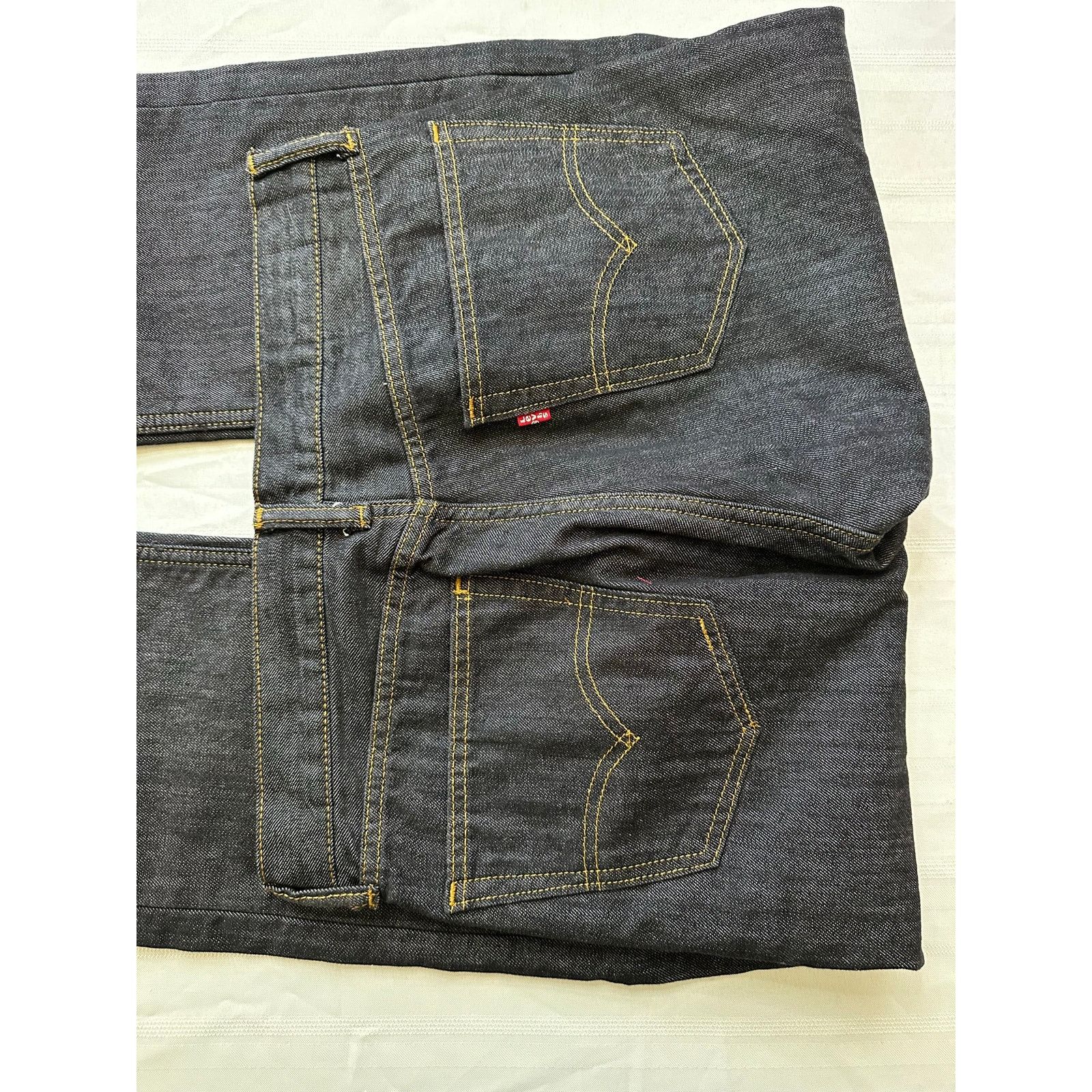 Levi's Levi's Aztec Flannel Lined Denim Jeans 32x30 Straight Leg Size US 32 / EU 48 - 6 Thumbnail
