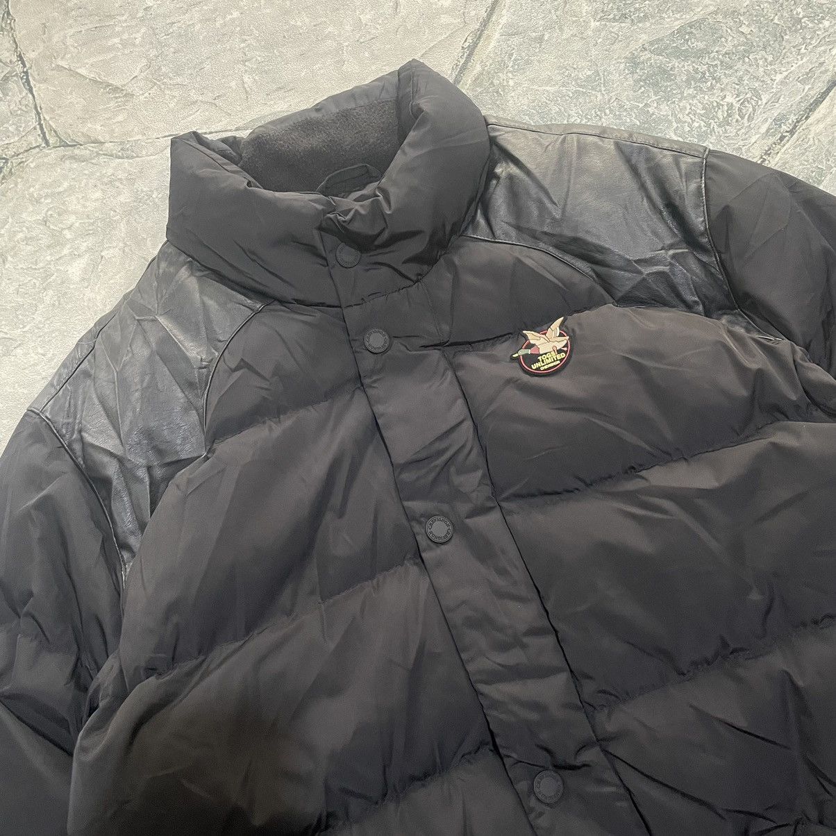 Chevignon × Vintage Vintage Chevignon Togs Puffer Jacket Down Boxy Cropped Short Size US L / EU 52-54 / 3 - 5 Thumbnail