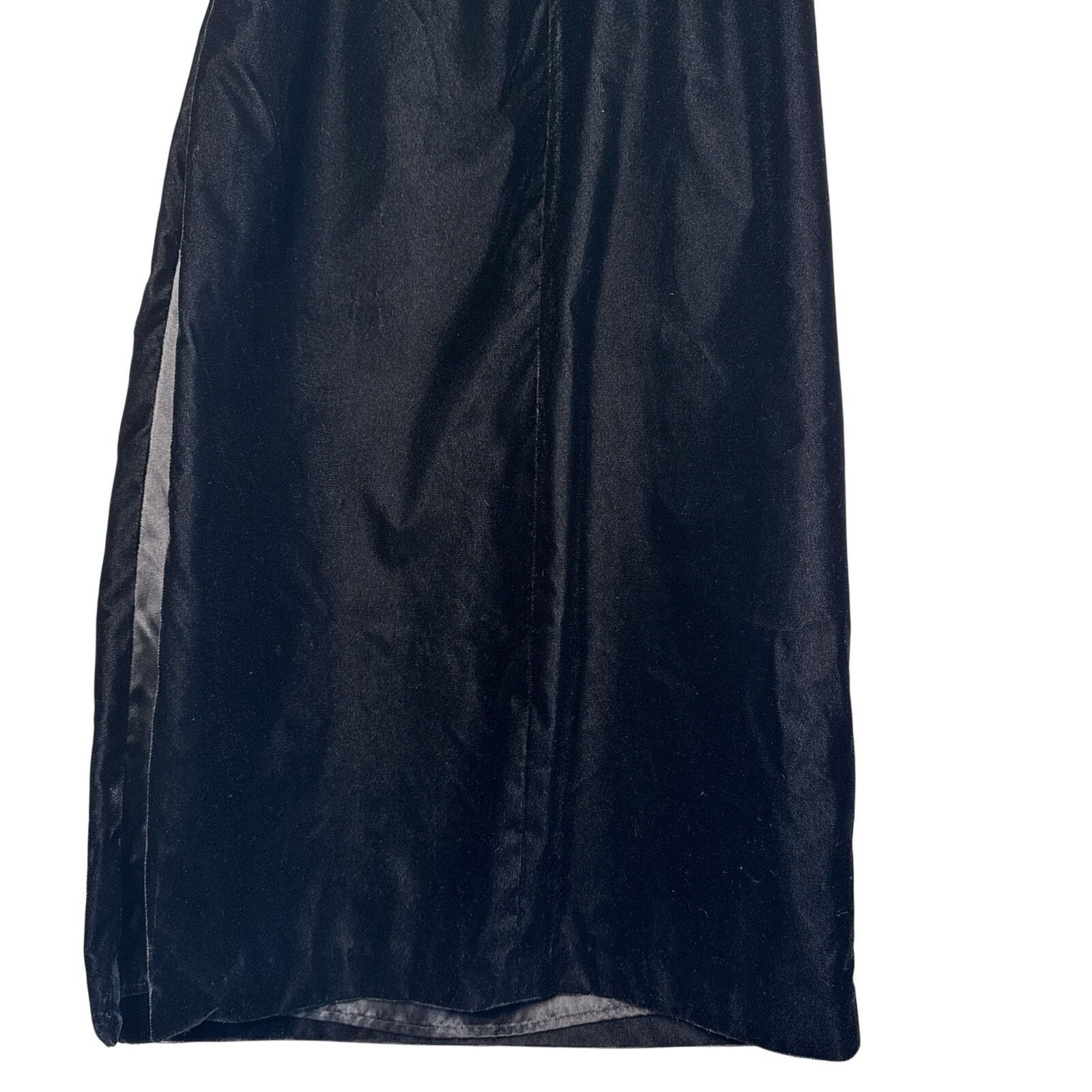 Jessica McClintock × Vintage Jessica McClintock Gunne Sax Black Velvet Evening Gown Sz 9 Size M / US 6-8 / IT 42-44 - 16 Thumbnail