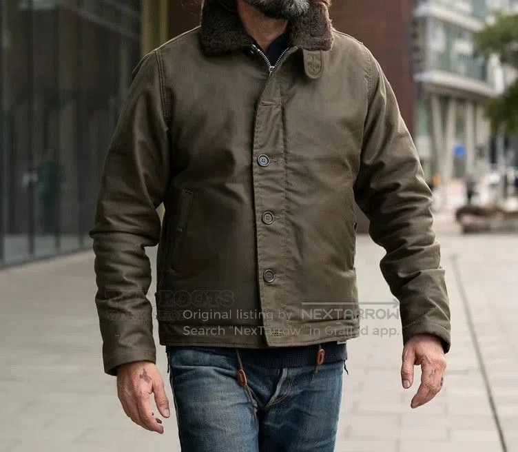 Iron Heart IRON HEART 14oz N1 Deck Jacket. Size US XXL / EU 58 / 5 - 2 Thumbnail