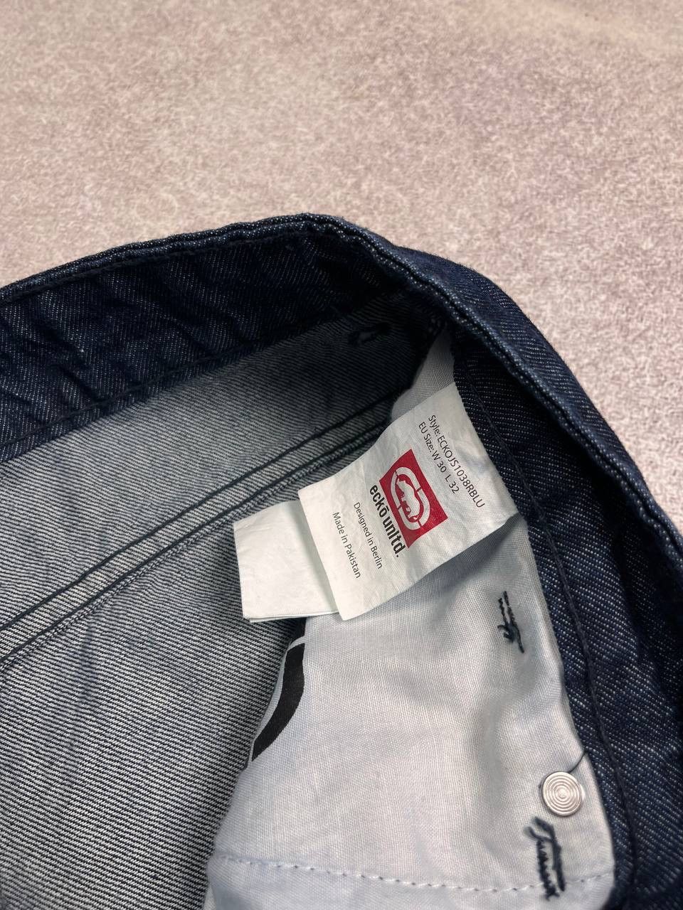 Ecko Unltd. Vintage Ecko Unltd Embroidery Baggy Jeans 30x32 Size US 30 / EU 46 - 12 Thumbnail