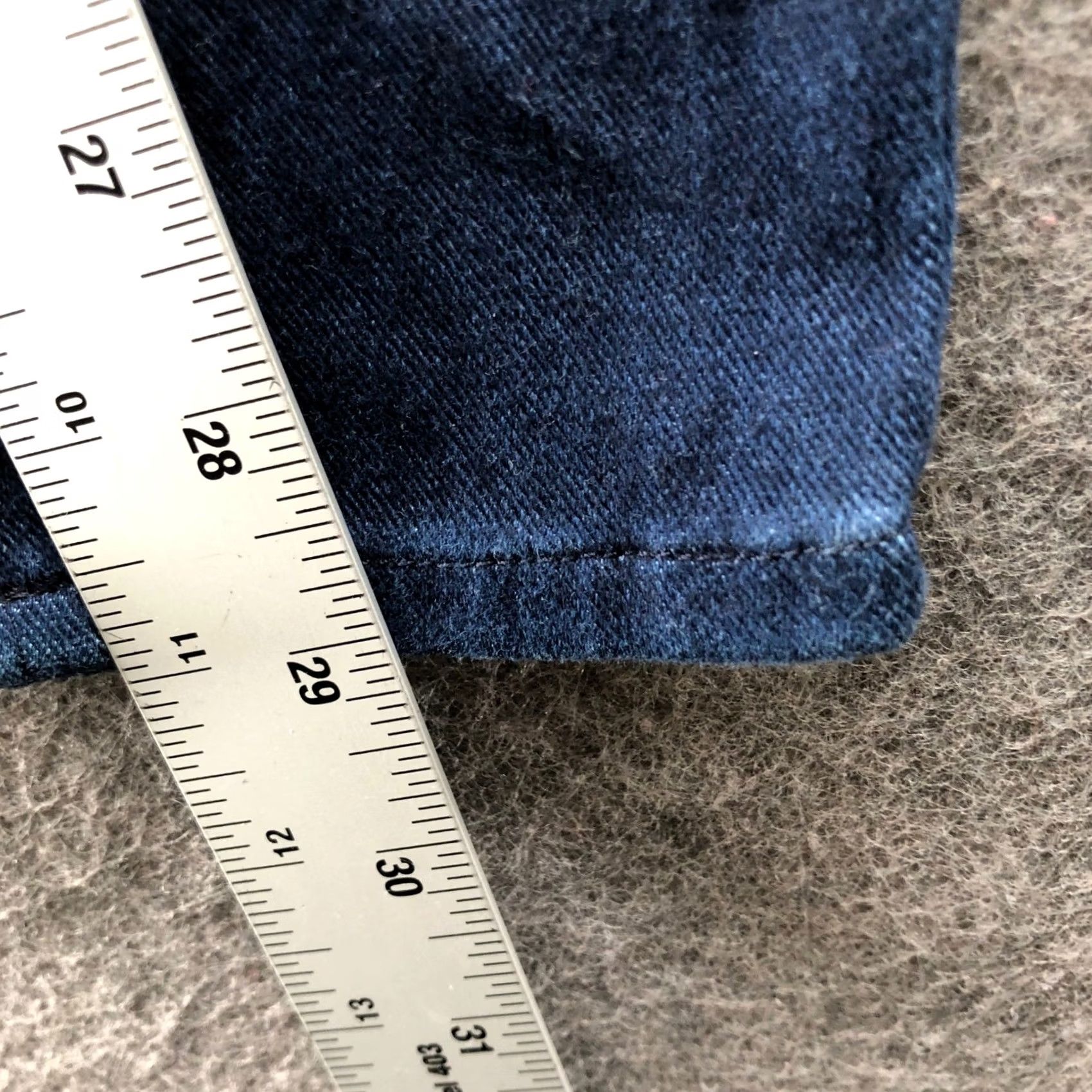 Uniqlo Uniqlo Womens XS Blue Ultra Stretch Legging Jeans Jeggings Mid Rise Pull On Slim Pocket Size 42" / US 20 - 7 Thumbnail