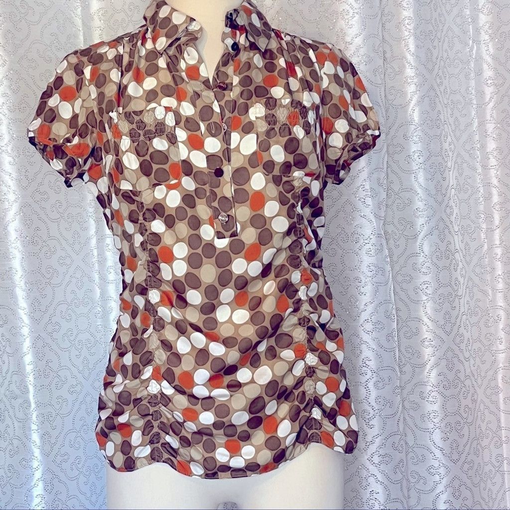 Michael Kors Michael Kors brown and orange top Size M / US 6-8 / IT 42-44 - 1 Thumbnail