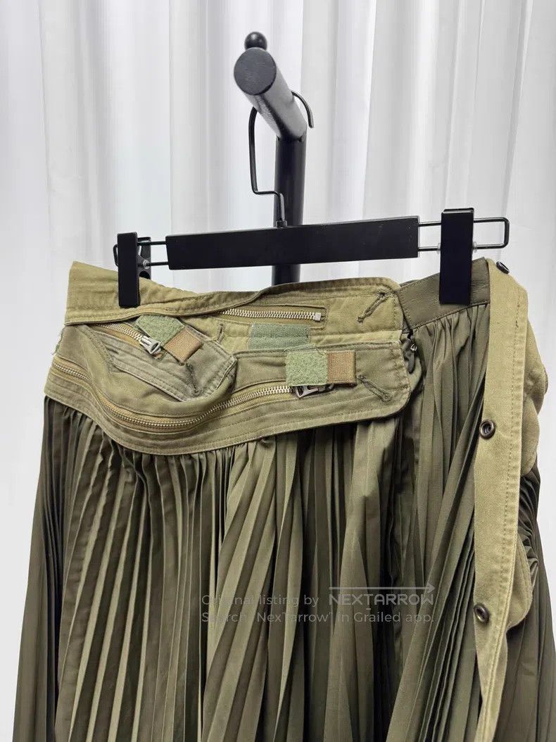 Junya Watanabe Junya Watanabe size XS Deconstructed Military Maxi Skirt Size 22" - 5 Thumbnail