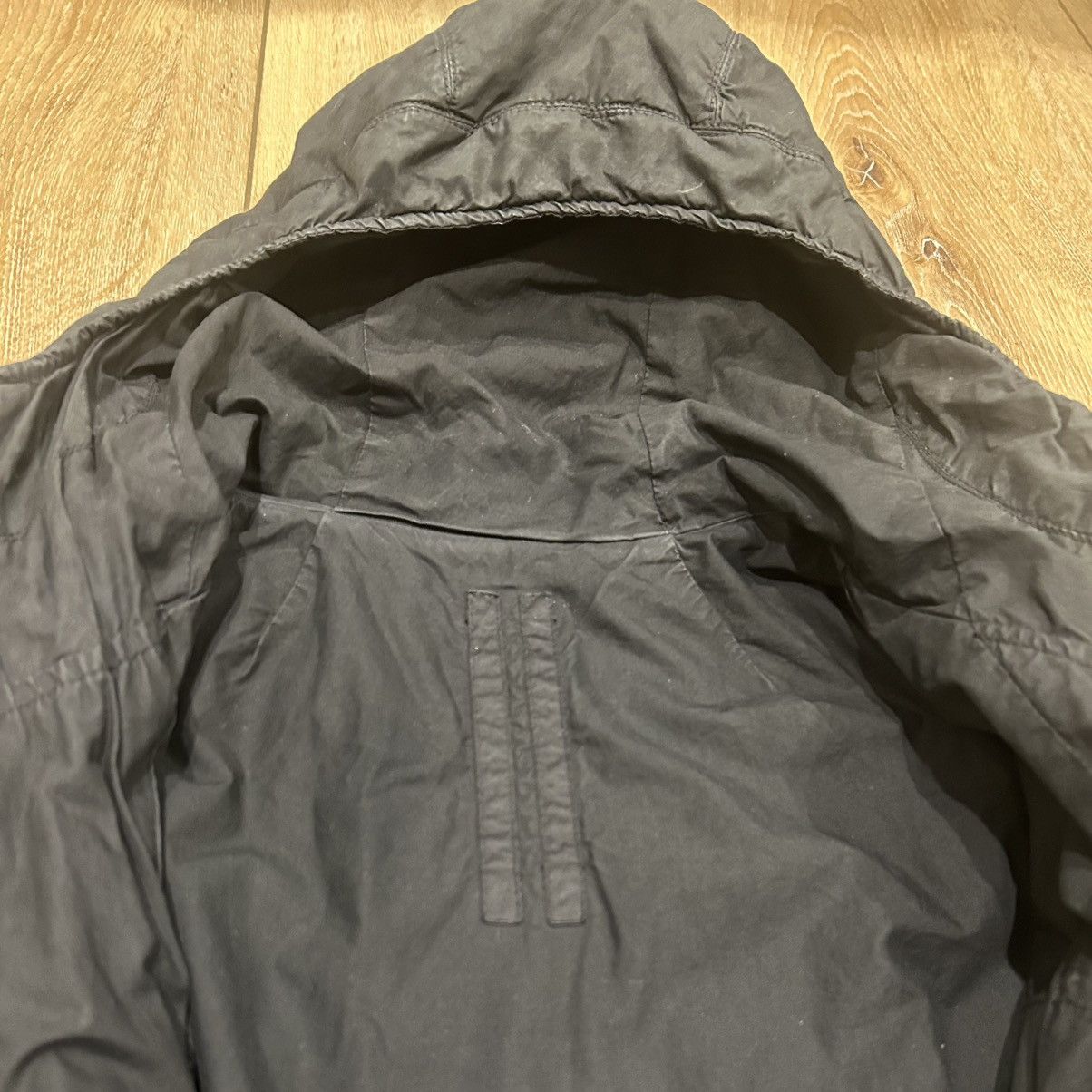 Rick Owens Drkshdw Rick Owens DRKSHDW AW08 “STAG” Waxed Scuba Jacket Size US XS / EU 42 / 0 - 5 Thumbnail