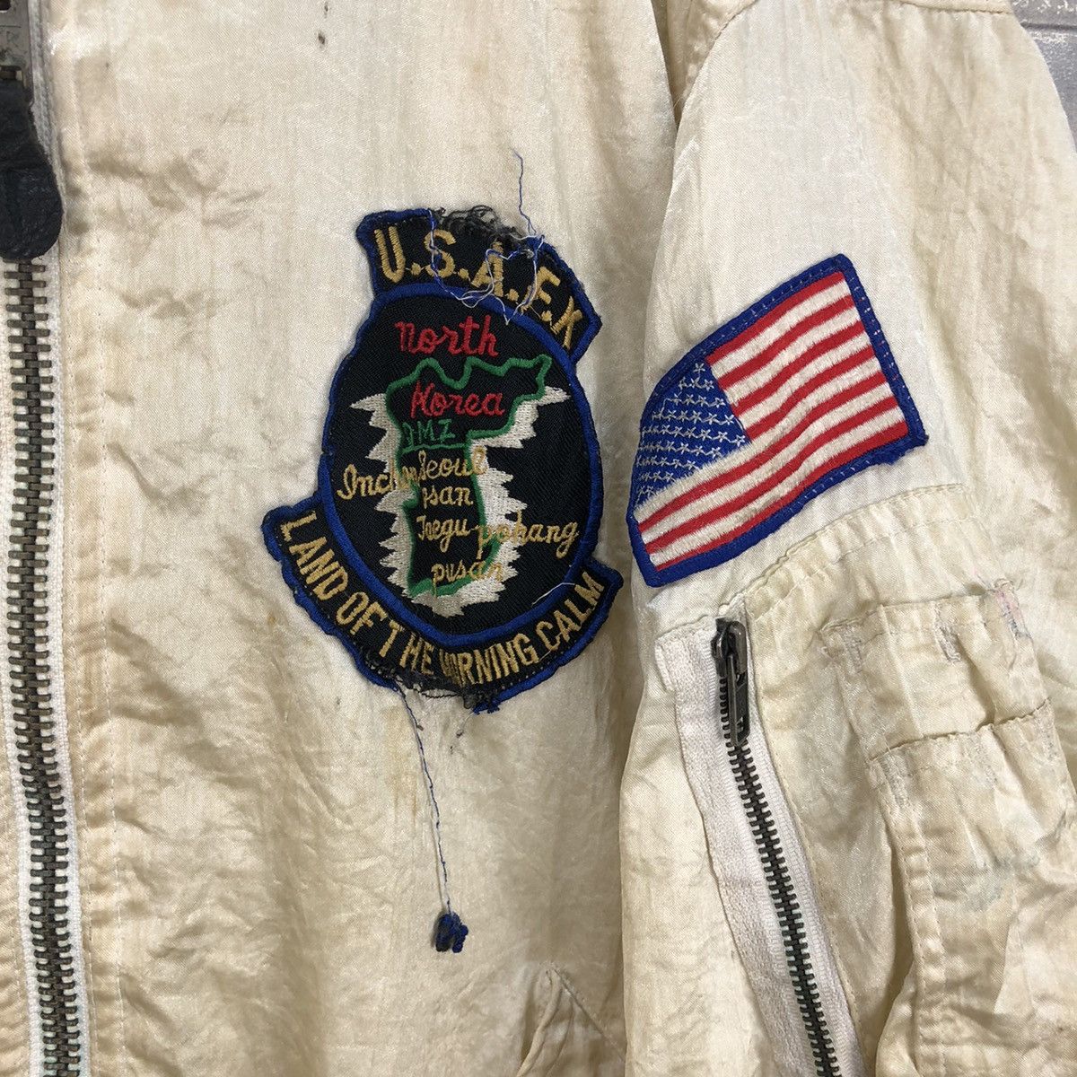 Vintage Vintage Bomber Ma 1 Light Jacket Size US XL / EU 56 / 4 - 8 Thumbnail