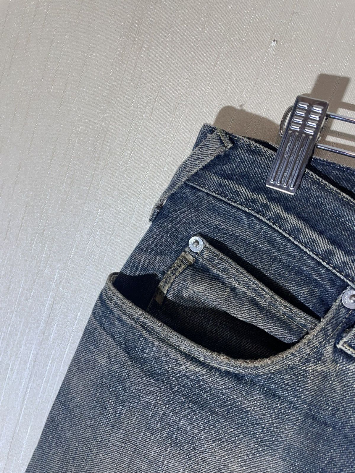 Armani × Japanese Brand × Vintage Armani Japanese vintage avantgarde denim jeans Size US 34 / EU 50 - 9 Thumbnail