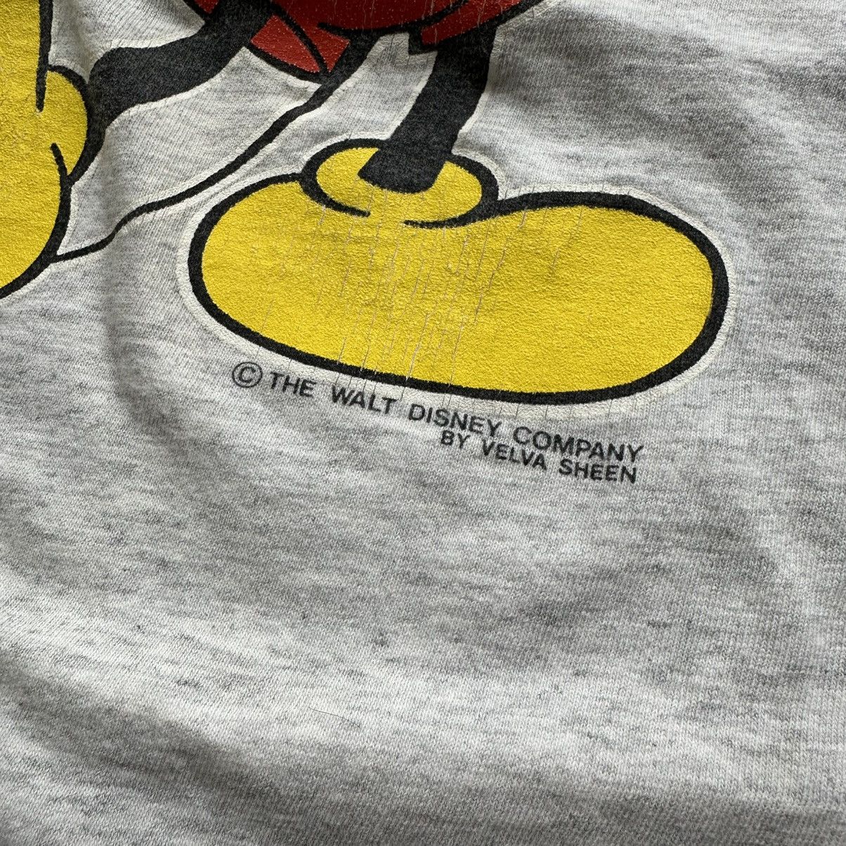 Velva Sheen Vintage 80s Disney Mickey Mouse Single Stitch Graphic Tee Size US M / EU 48-50 / 2 - 8 Thumbnail