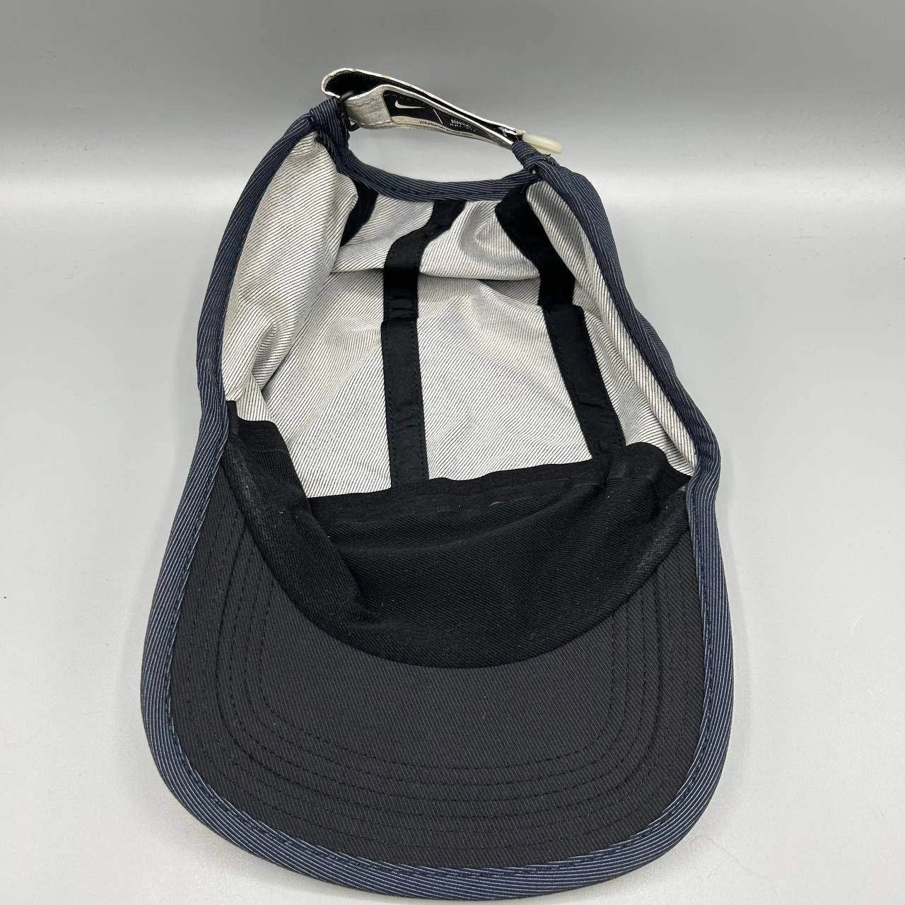 Nike Nike AW84 Dri-Fit Hat Men Blue Striped Strap Back Cap Size ONE SIZE - 2 Thumbnail